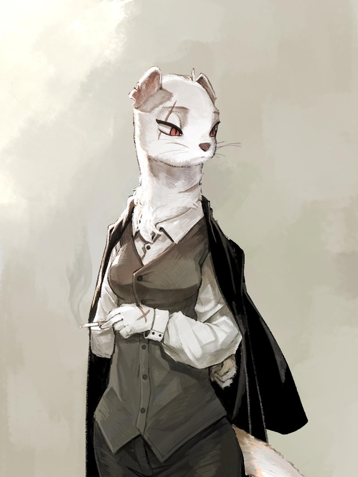 Ferret boss [art by me] r/furry