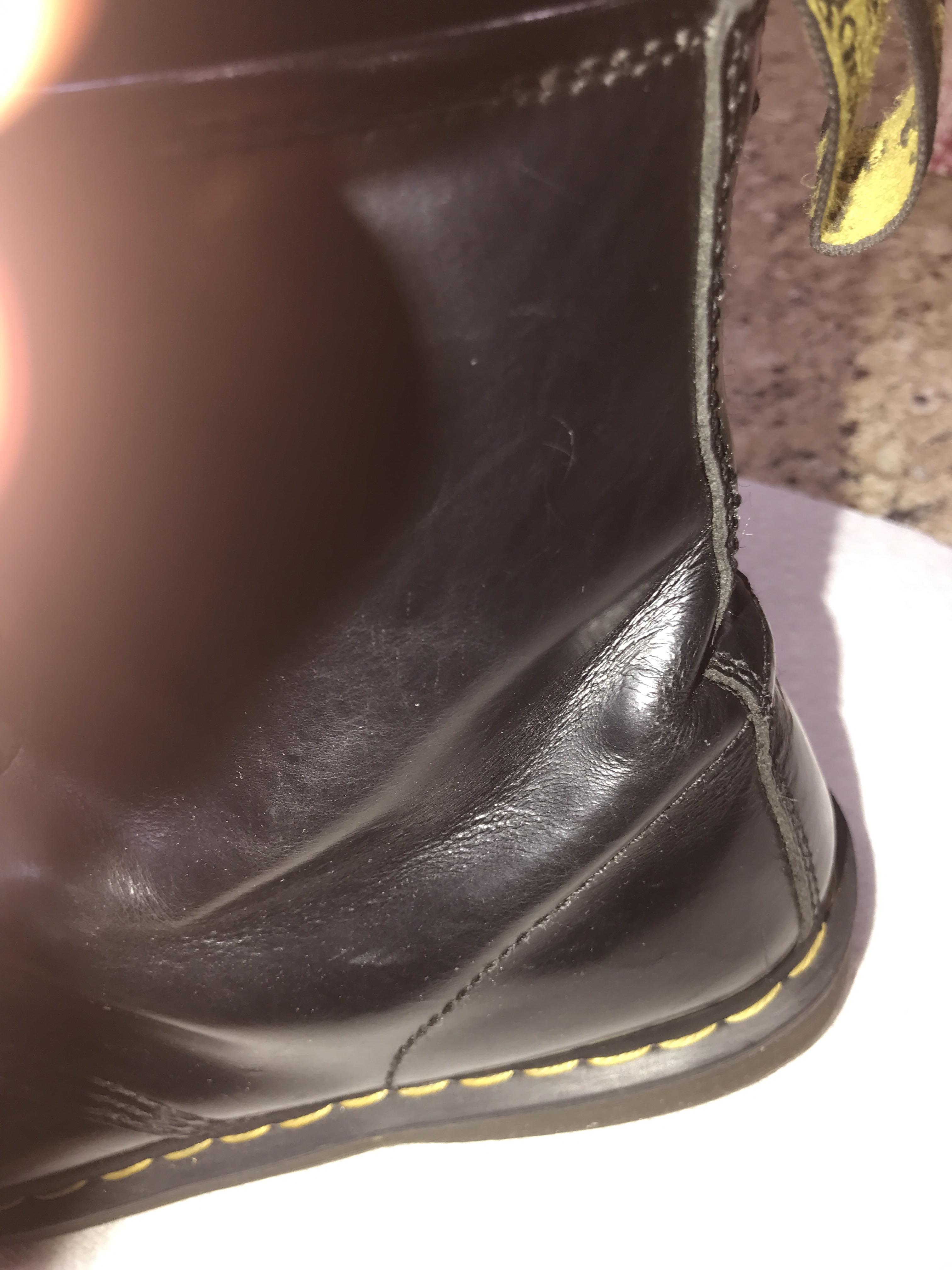 How to fix creasing/cracking in these docs? r/DrMartens
