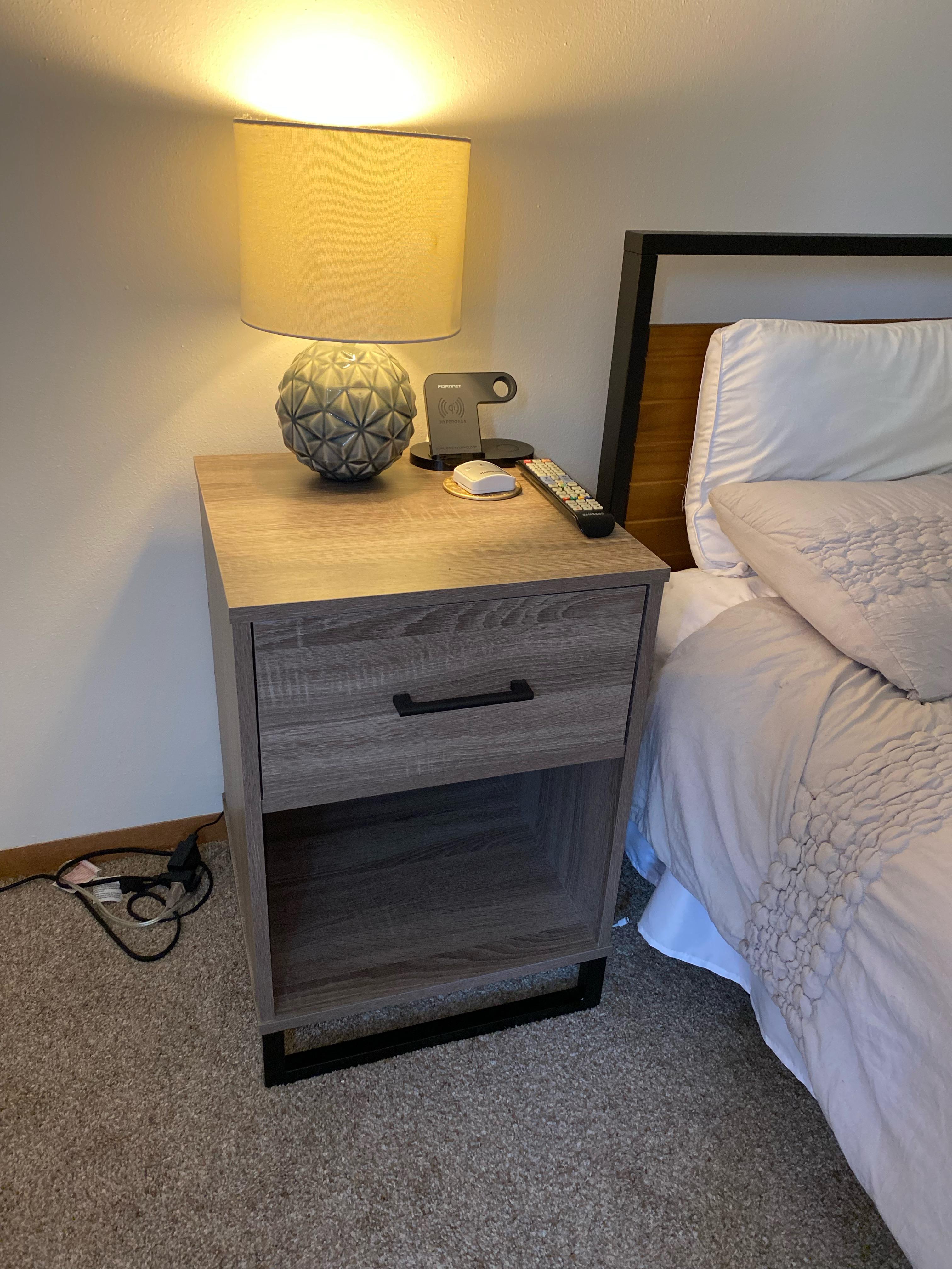 Looking for new bed frame to match these nightstands r/malelivingspace