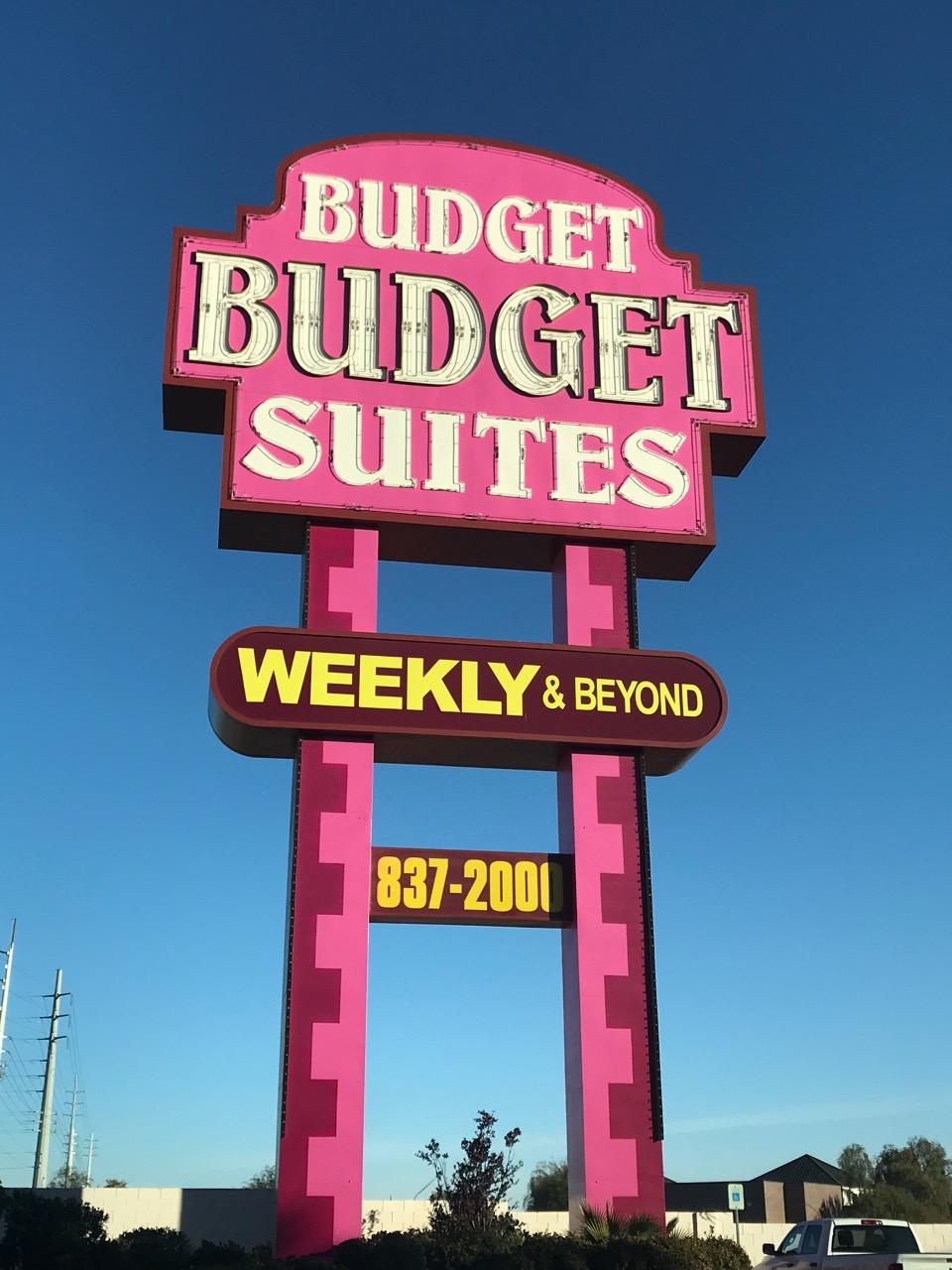For those customers who are at or near financial ruin, we present the Budget BUDGET Suites... on