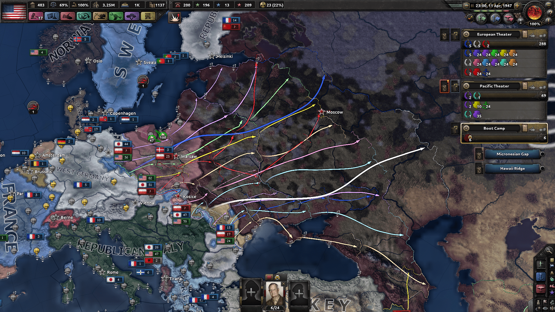 This is definitely going to go perfectly World War 3 battle plans