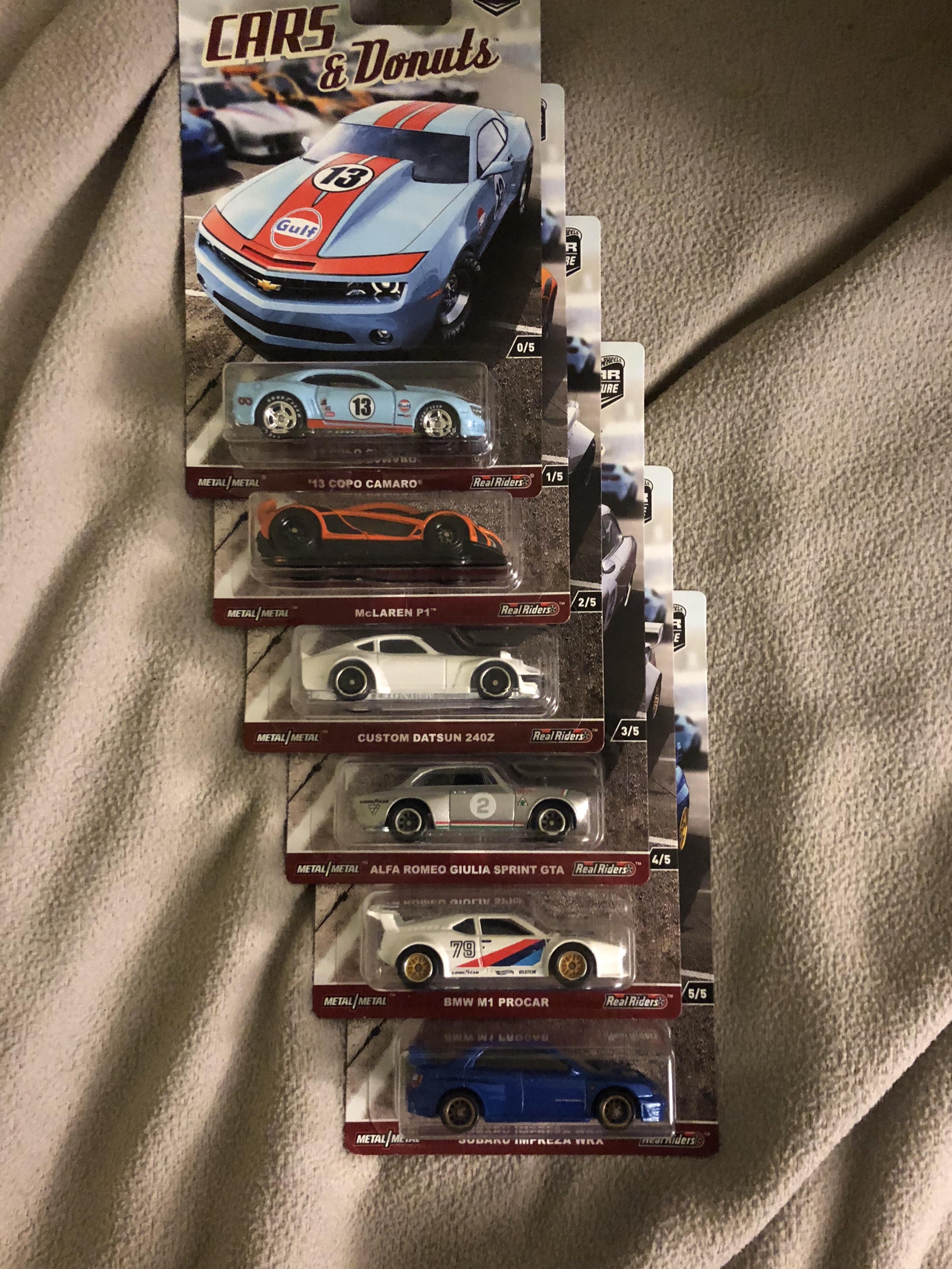 Had to take a picture of all the cars and donuts cars together. r