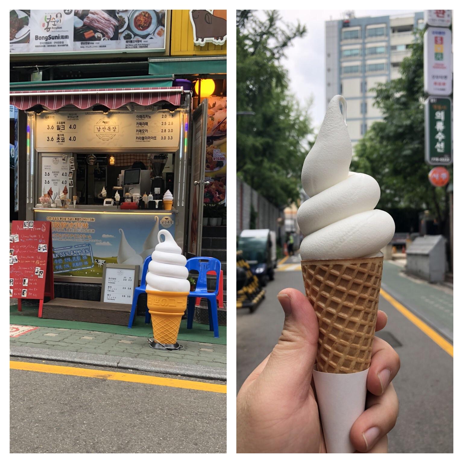 Organic milk ice cream from streets of Korea r/ExpectationVsReality