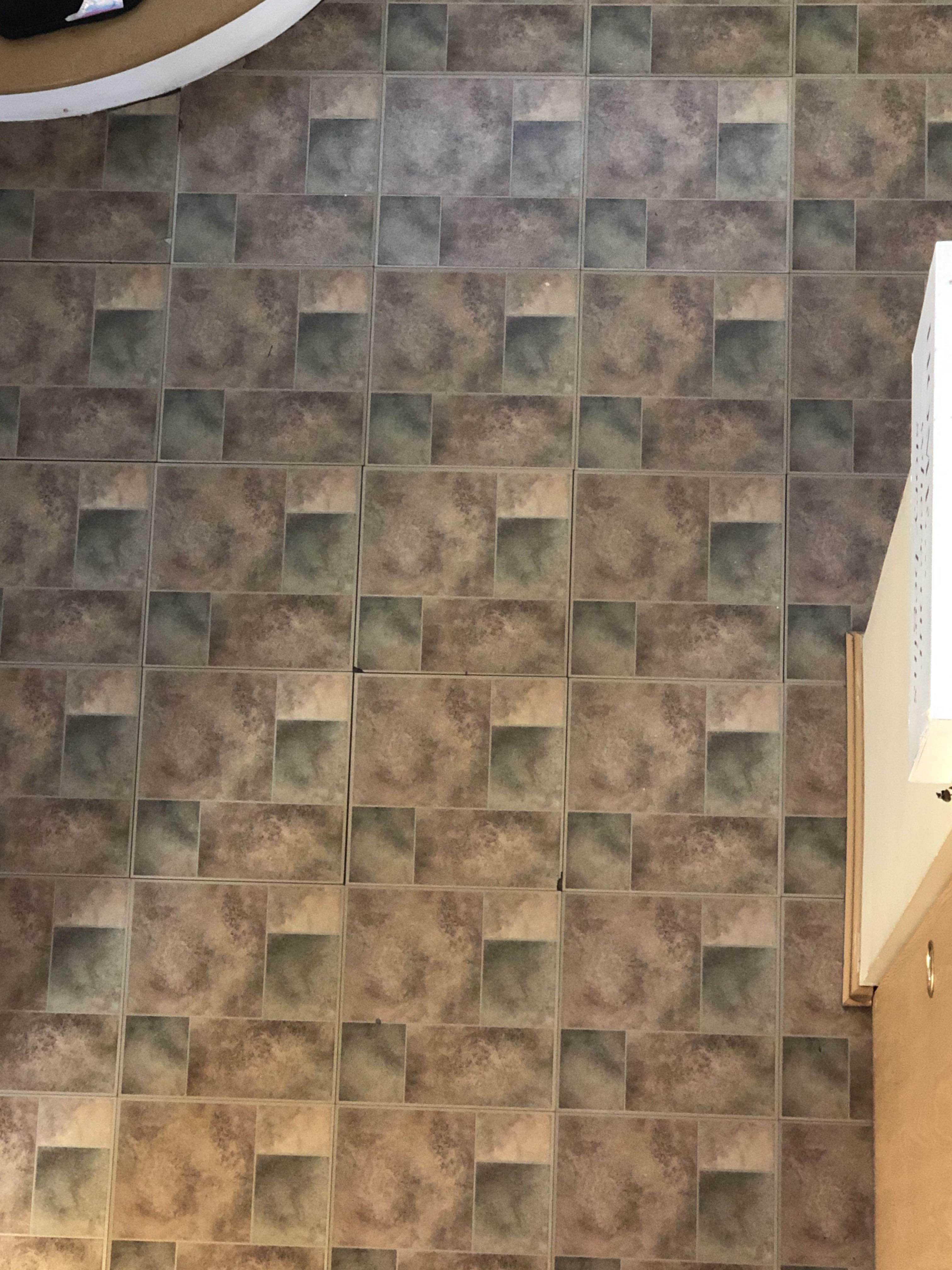 Attempting to help my grandpa find the tiles that were original to his