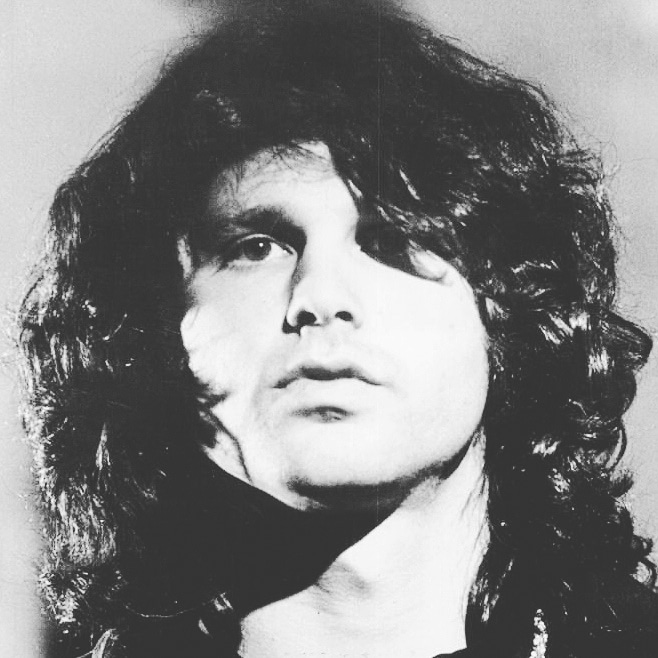 Just Jim Morrison, Lead singer in The Doors, being handsome. (1968) r