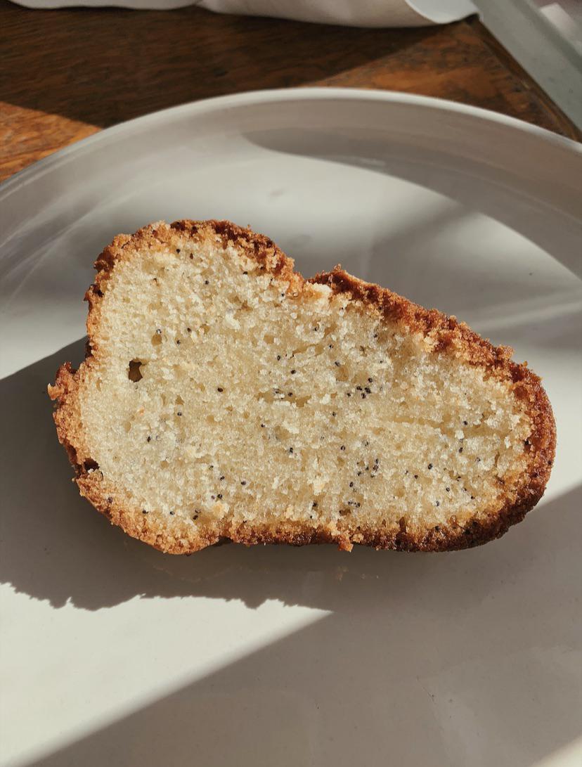 I made Claire’s poppy seed almond cake!! I cannot it enough