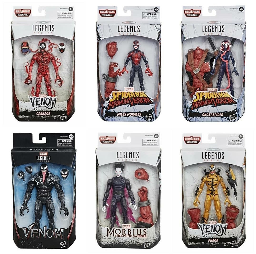 Marvel Legends Venom Wave 2 revealed! Includes Movie Venom and Dark