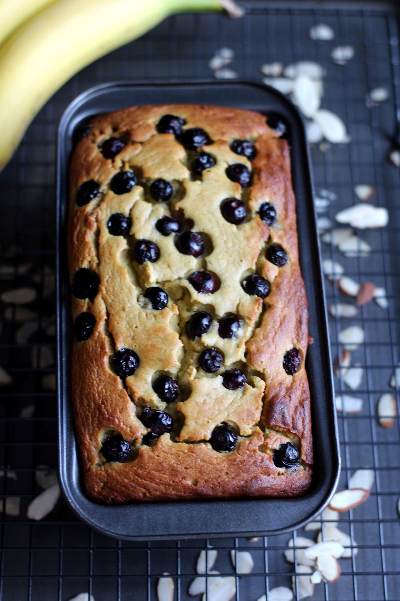 Almond Flour Blueberry Banana Bread r/recipes
