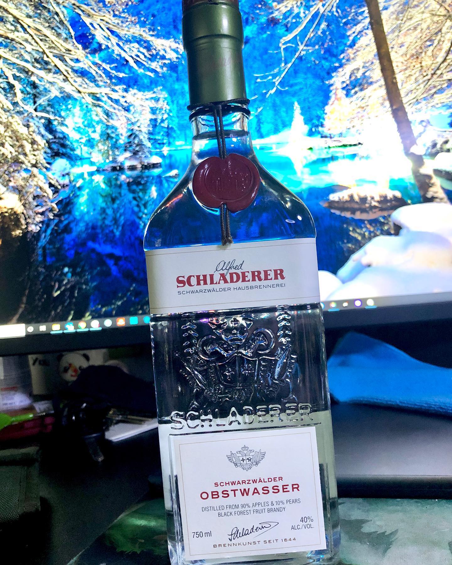 Schladerer Obstwasser apple/pear schnaps from Germany is