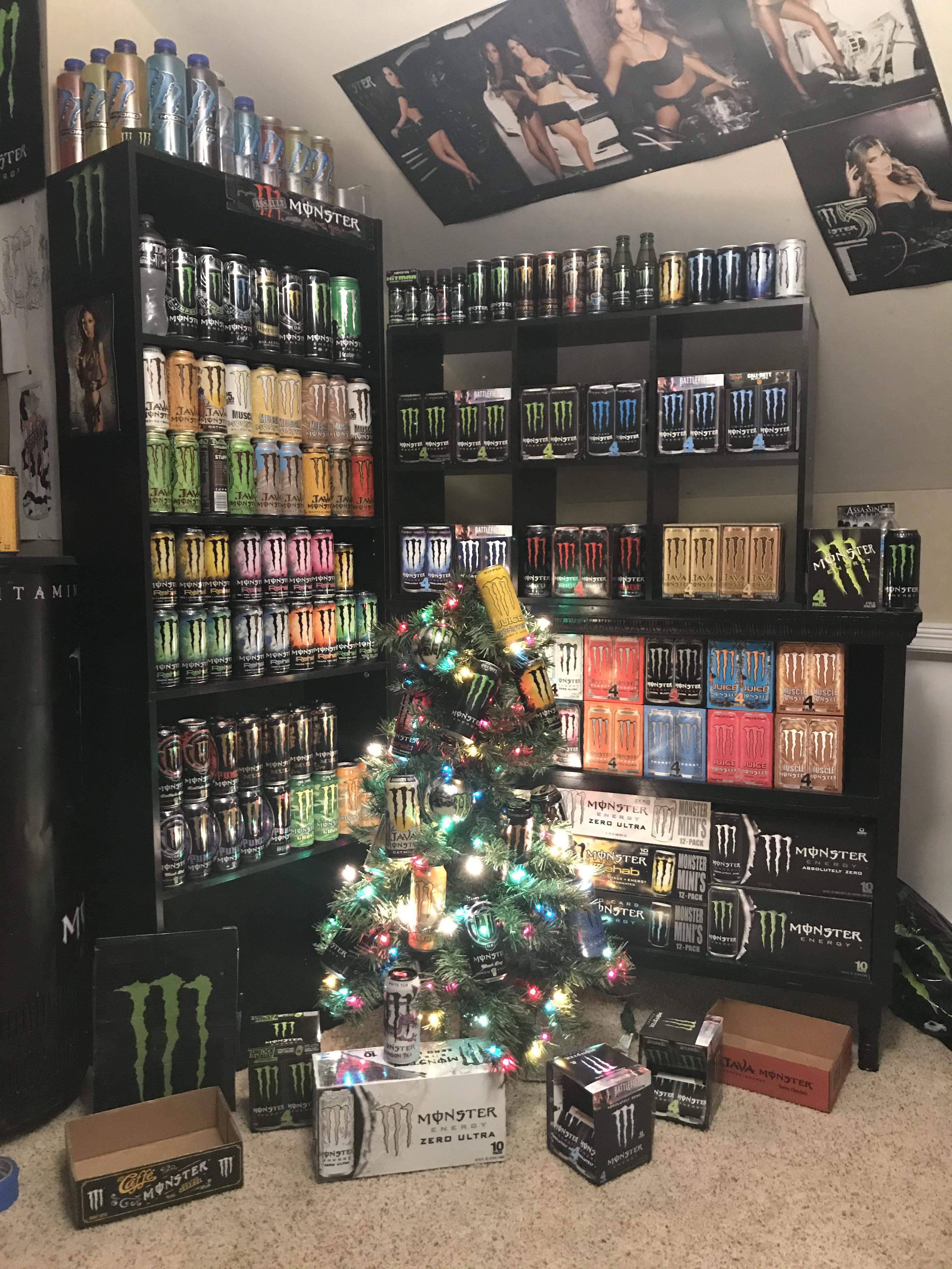 My Christmas tree! With monster cans r/monsterenergy