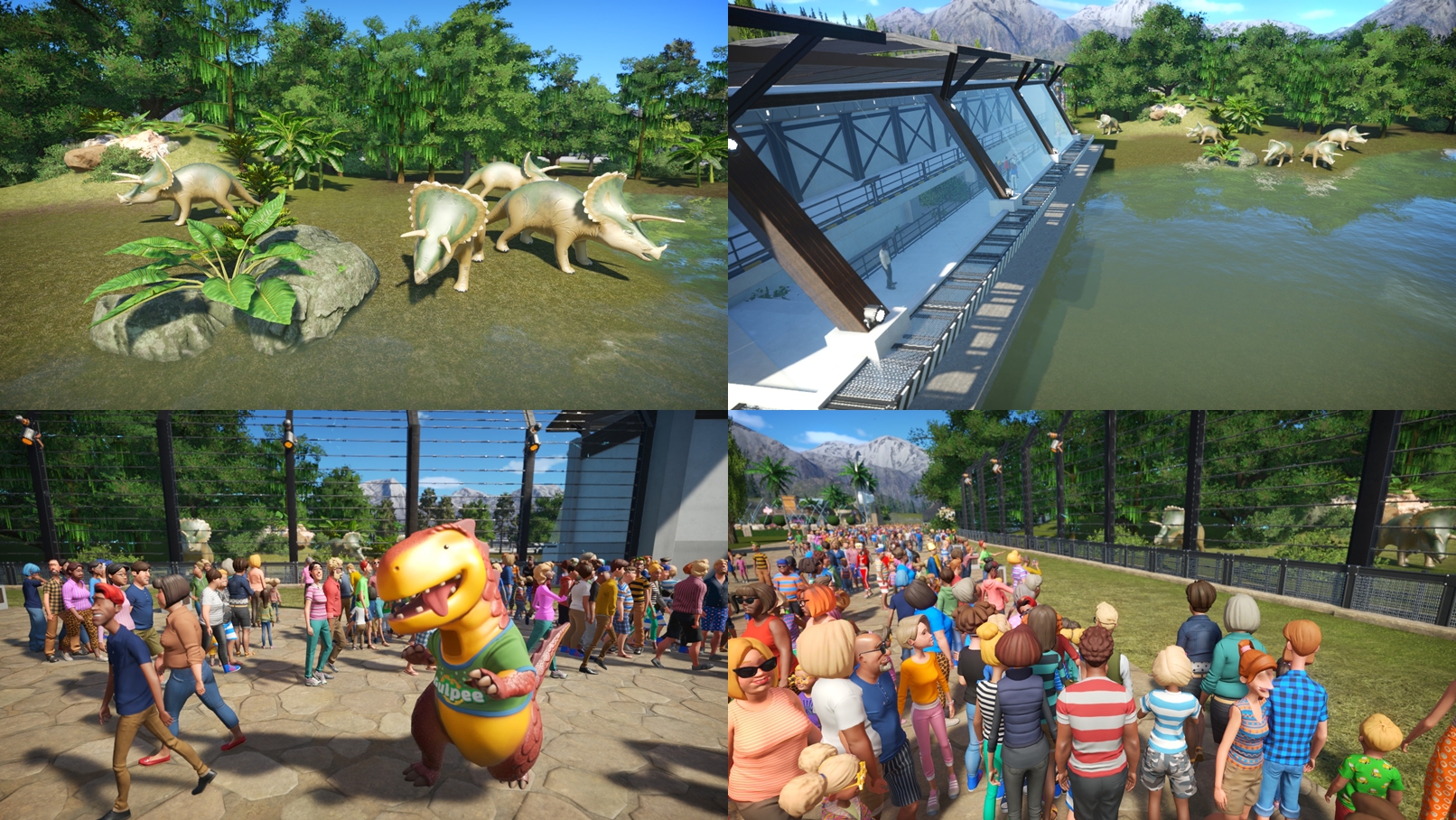 Triceratops Paddock in Coaster r/jurassicworldevo