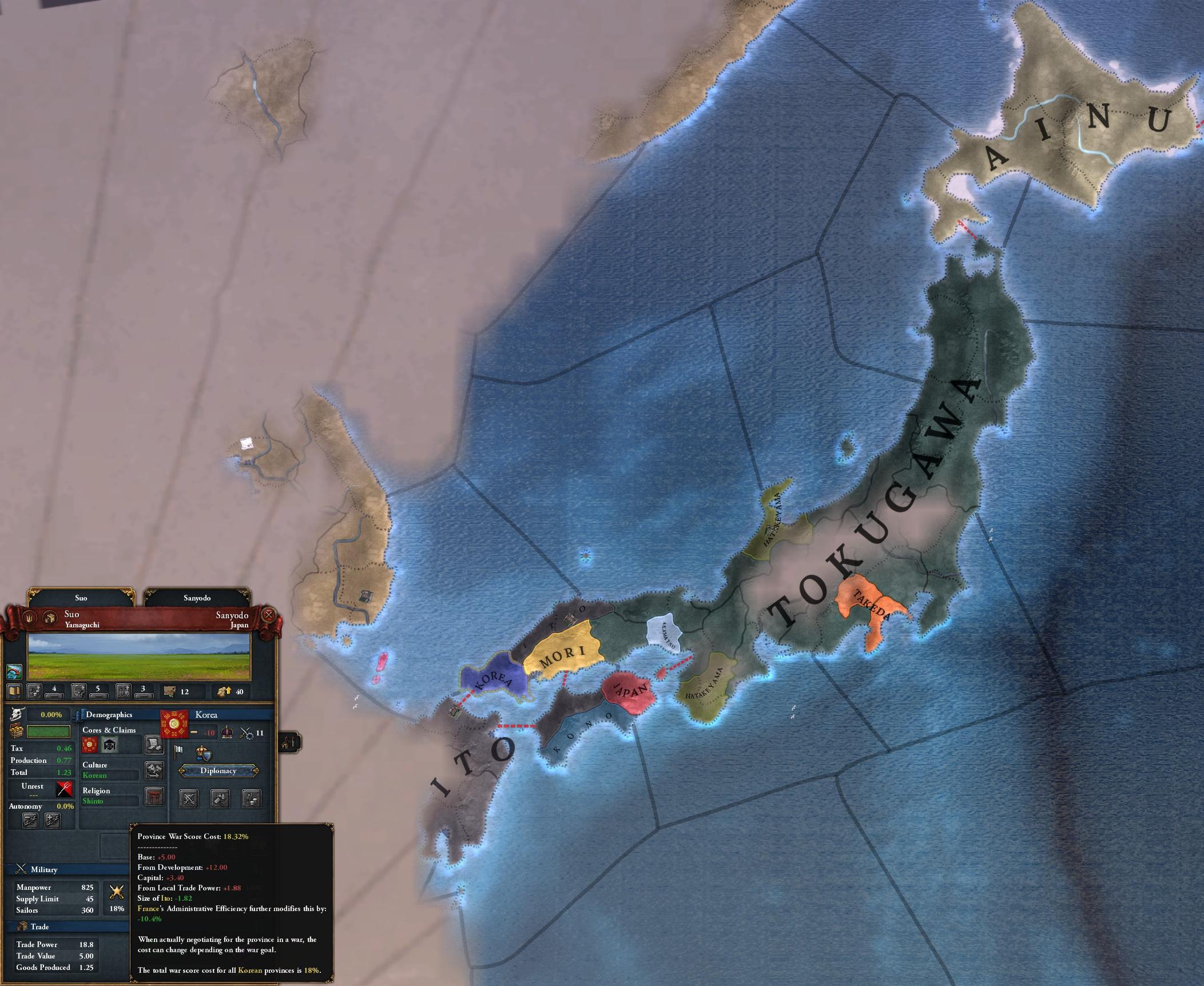 Ah, my favourite daimyo Korea r/eu4