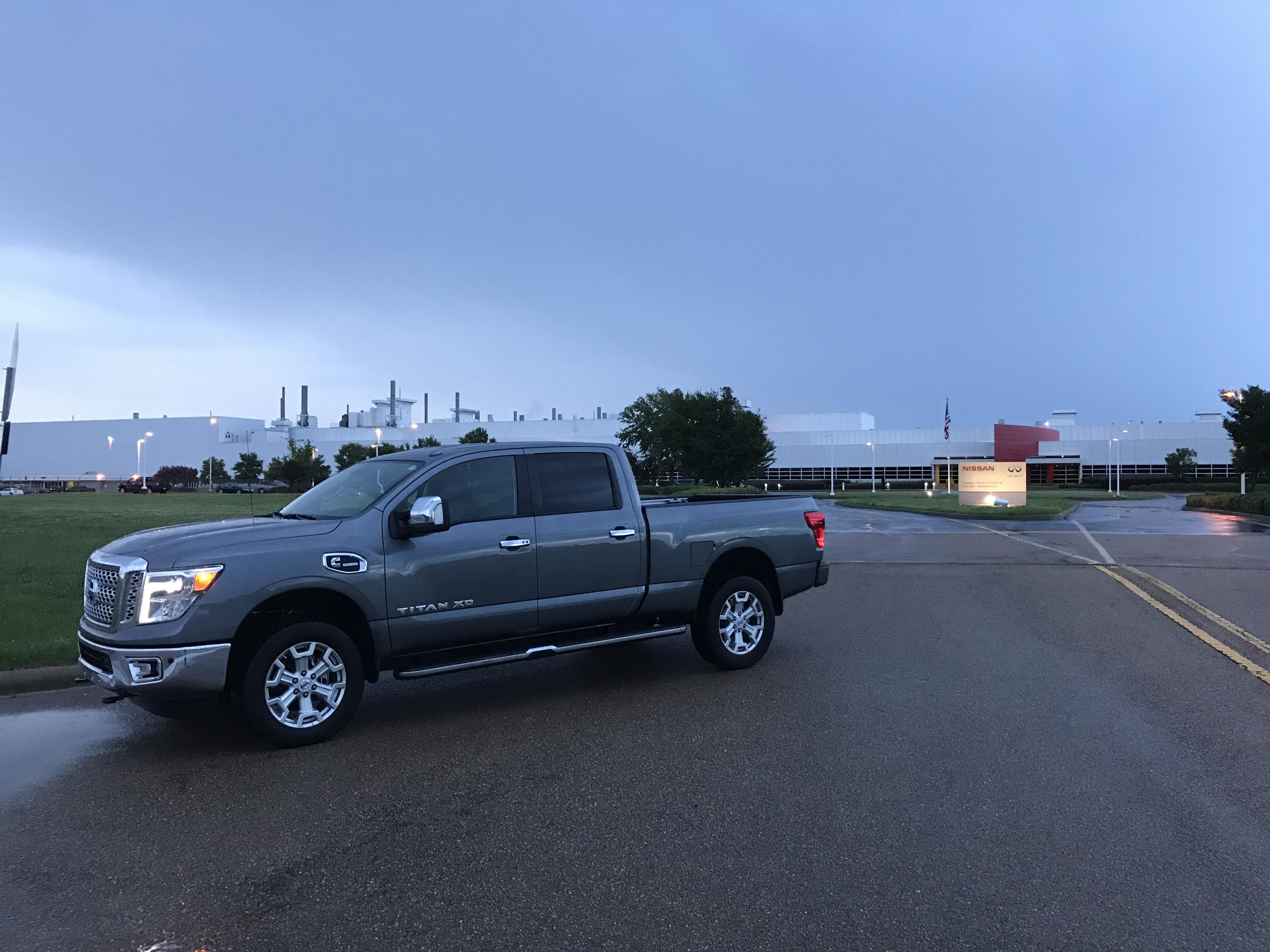 Took my Titan XD by the factory (Canton, Miss) r/Trucks