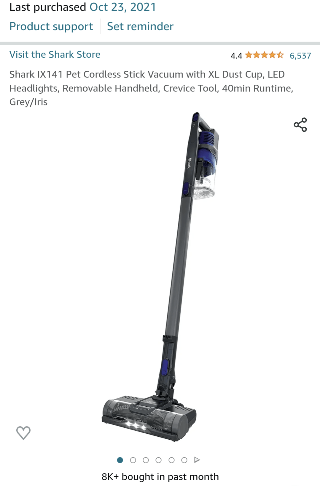 Shark cordless loss of suction r/VacuumCleaners