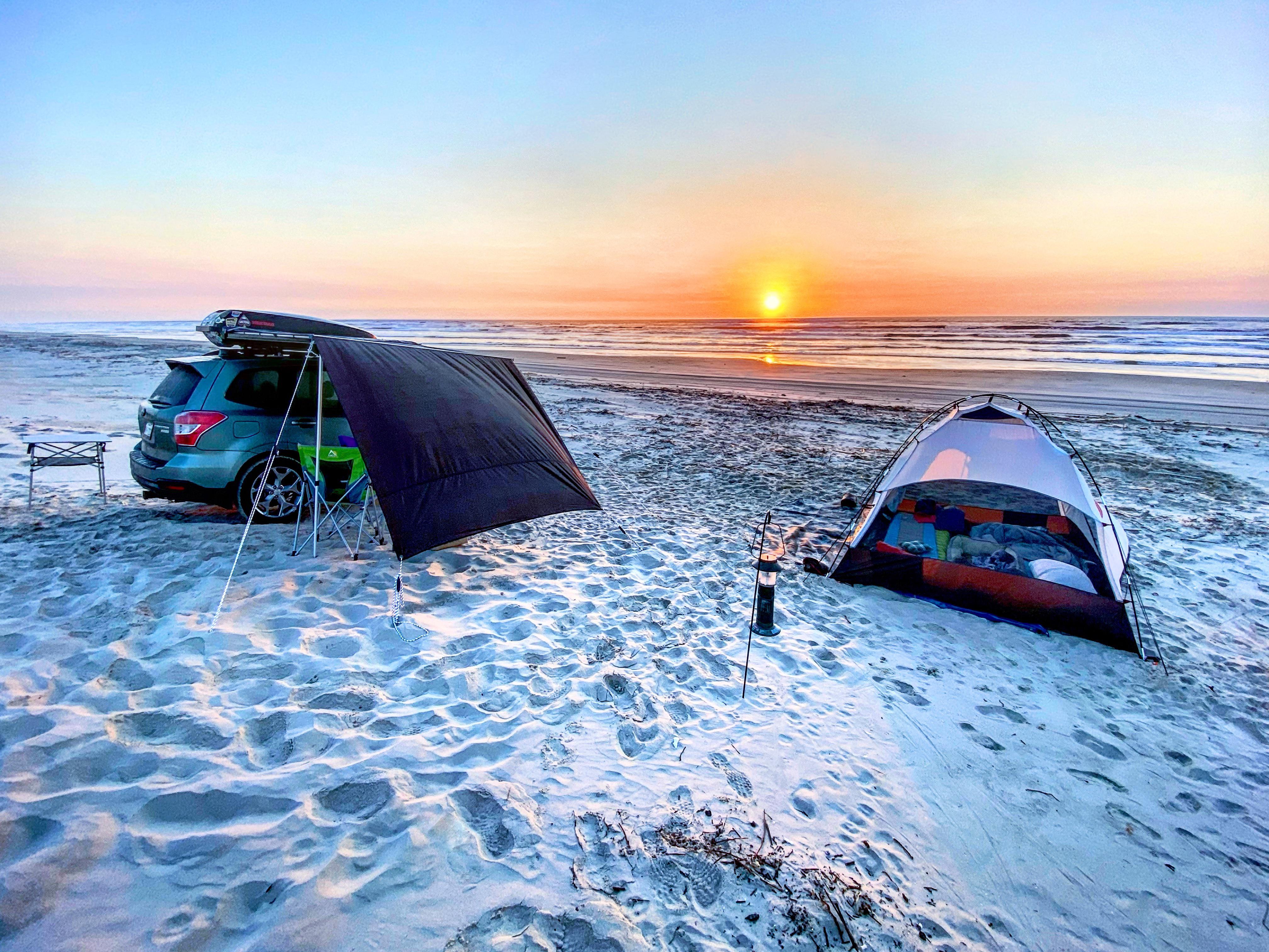 Padre Island National Seashore r/camping