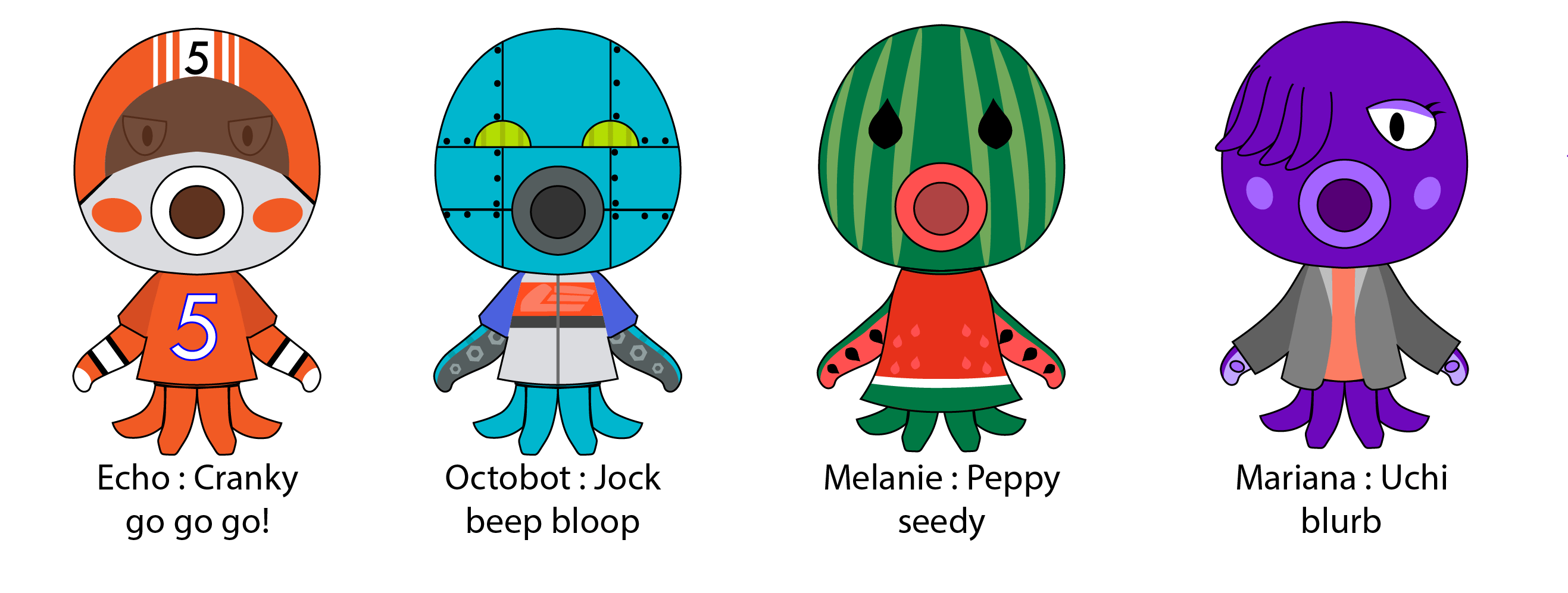 Decided to try my hand at making custom villagers. Decided to do