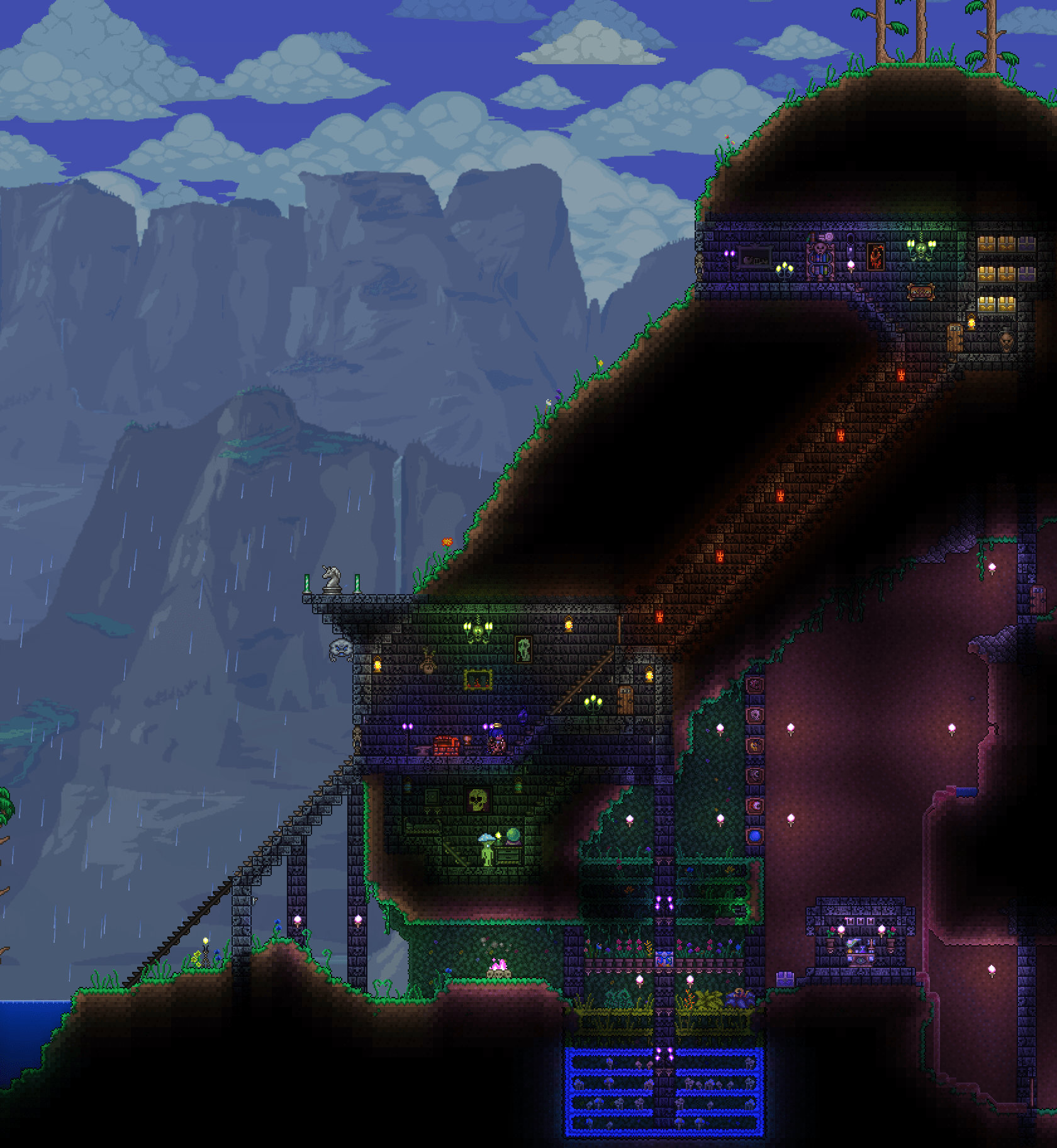 My little dungeon. r/Terraria