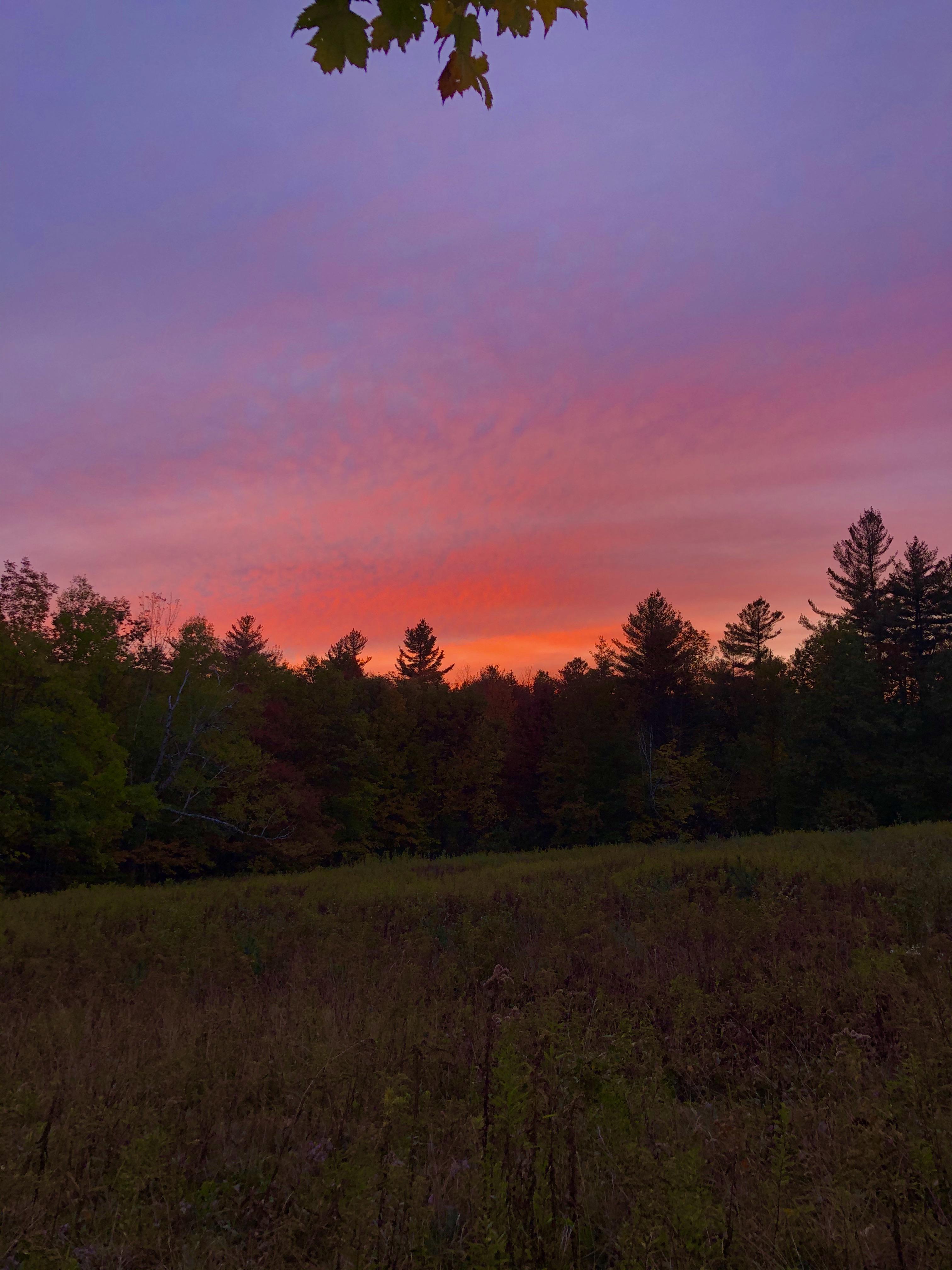Sunset from a few nights ago in Wardsboro r/vermont