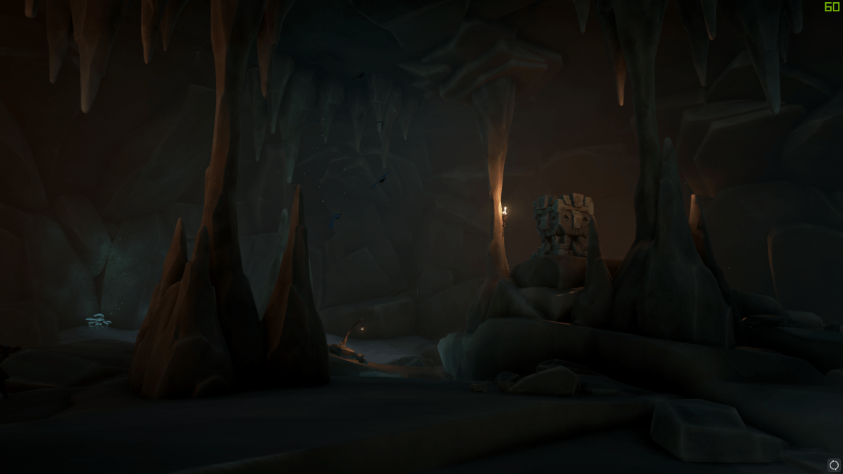 We found an underwater cave with an Air pocket in a large cave