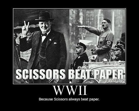 Ww2: Scissors Beat Paper : R/Historymemes