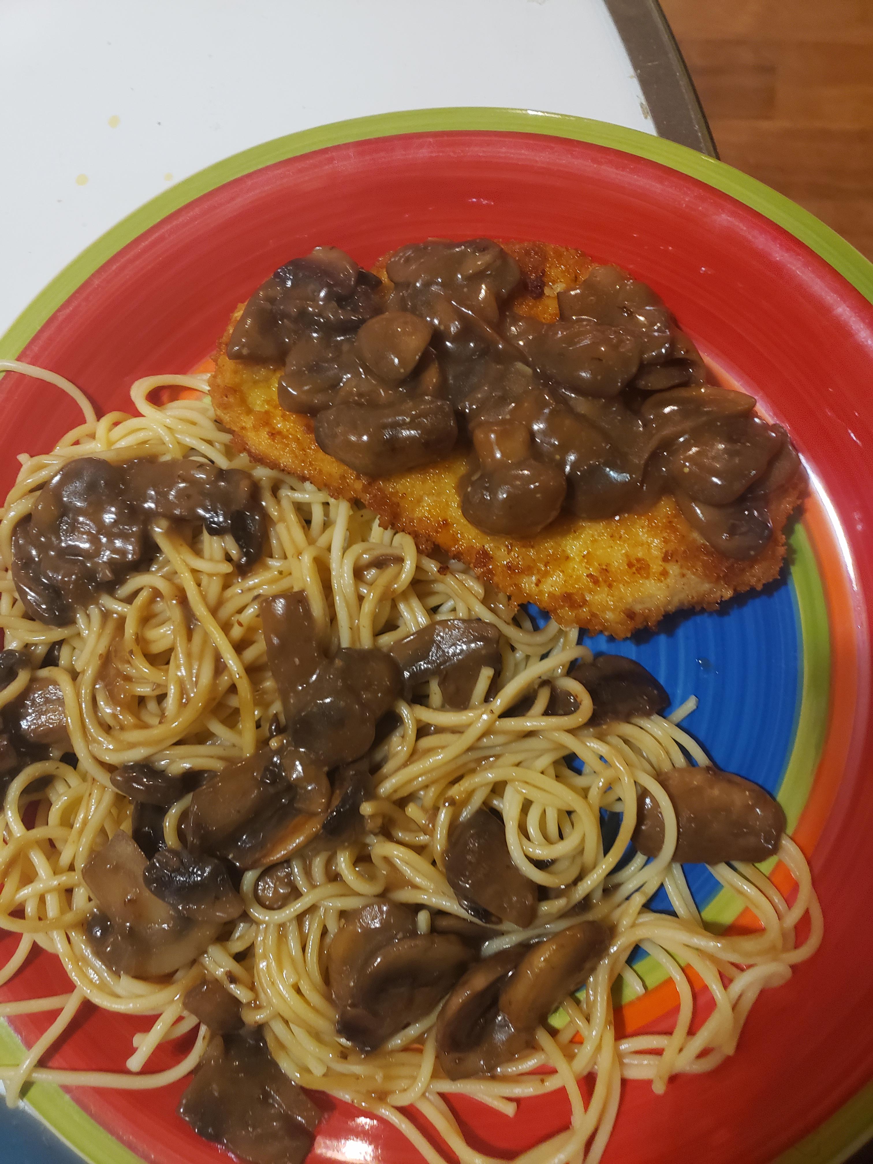 chicken milanese marsala r/foodwishes