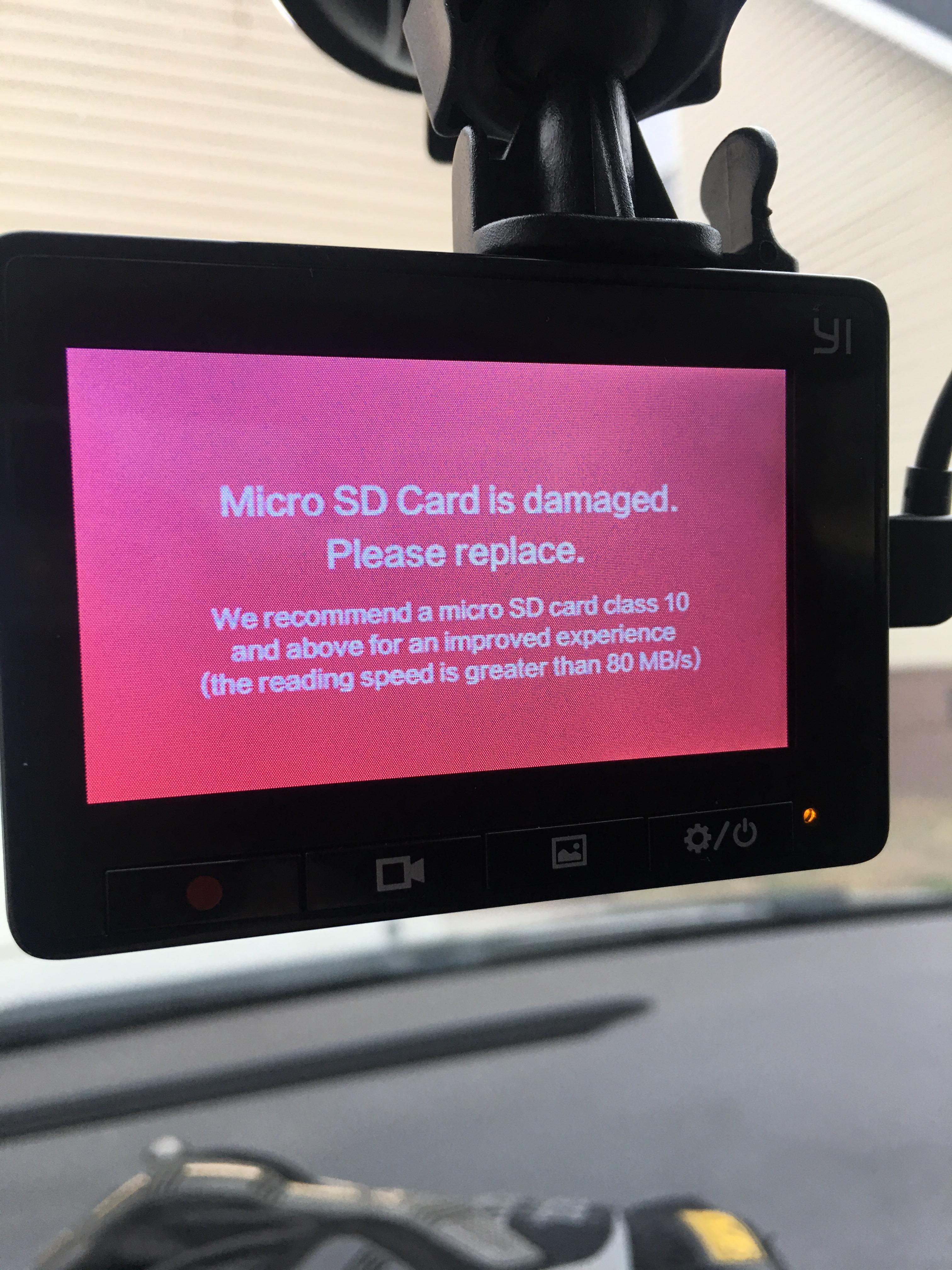 I’ve been using the Yi Dashcam for a while and have burnt through two
