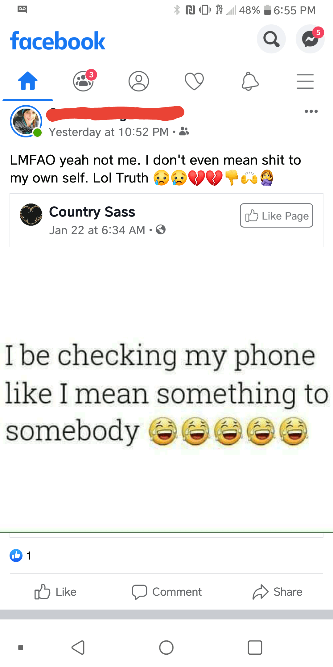 Stuff like this is why i hate facebook Cringetopia