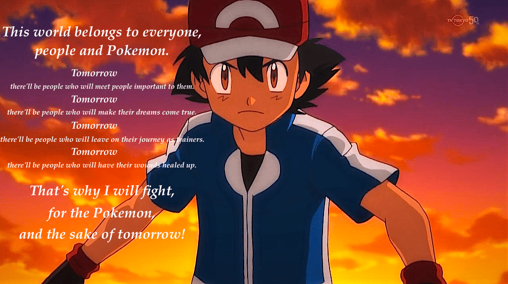 Ash's Speech Wallpaper (XYZ ep 41) r/pokemon