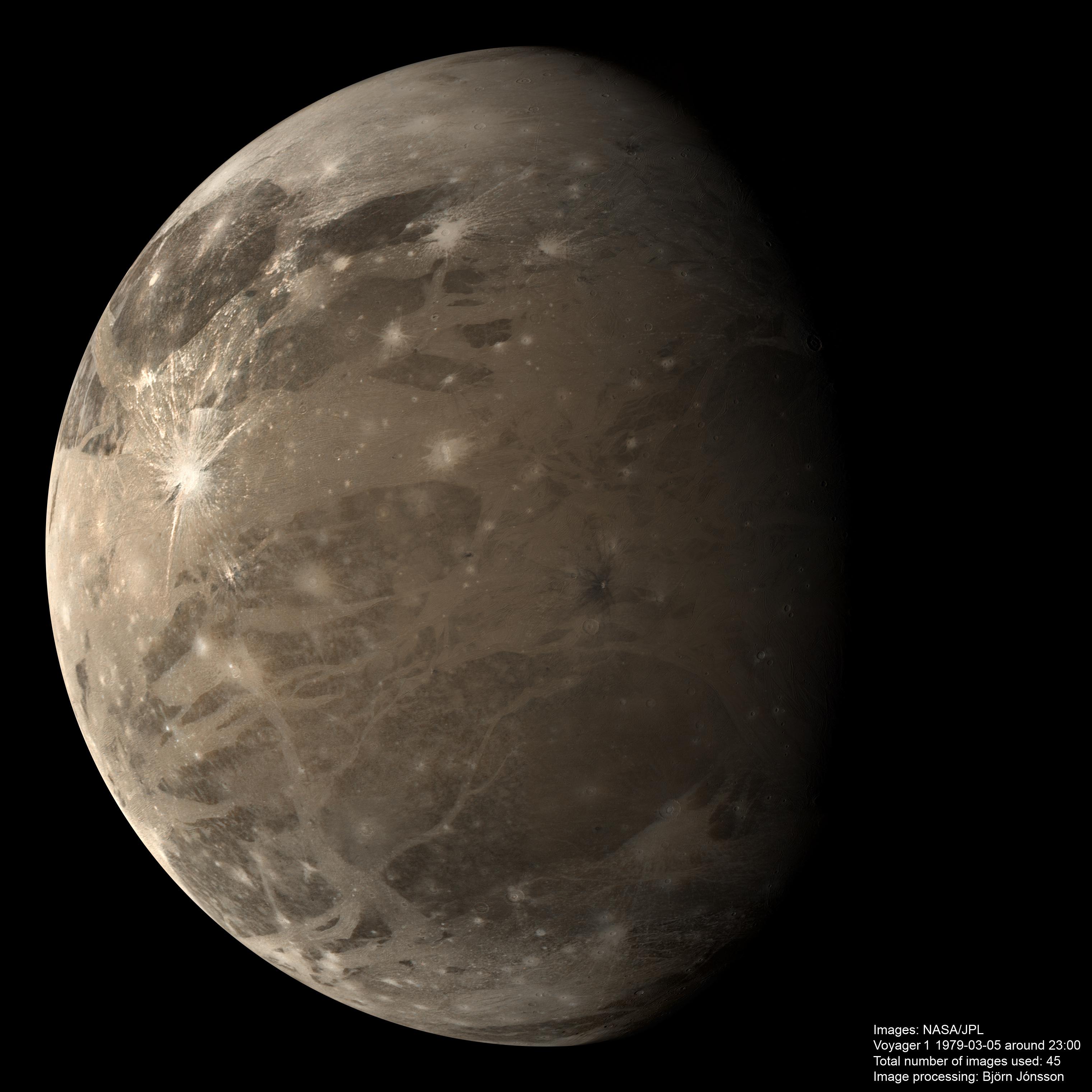 Courtesy of NASA and JPL, this amazing picture of the Jovian moon