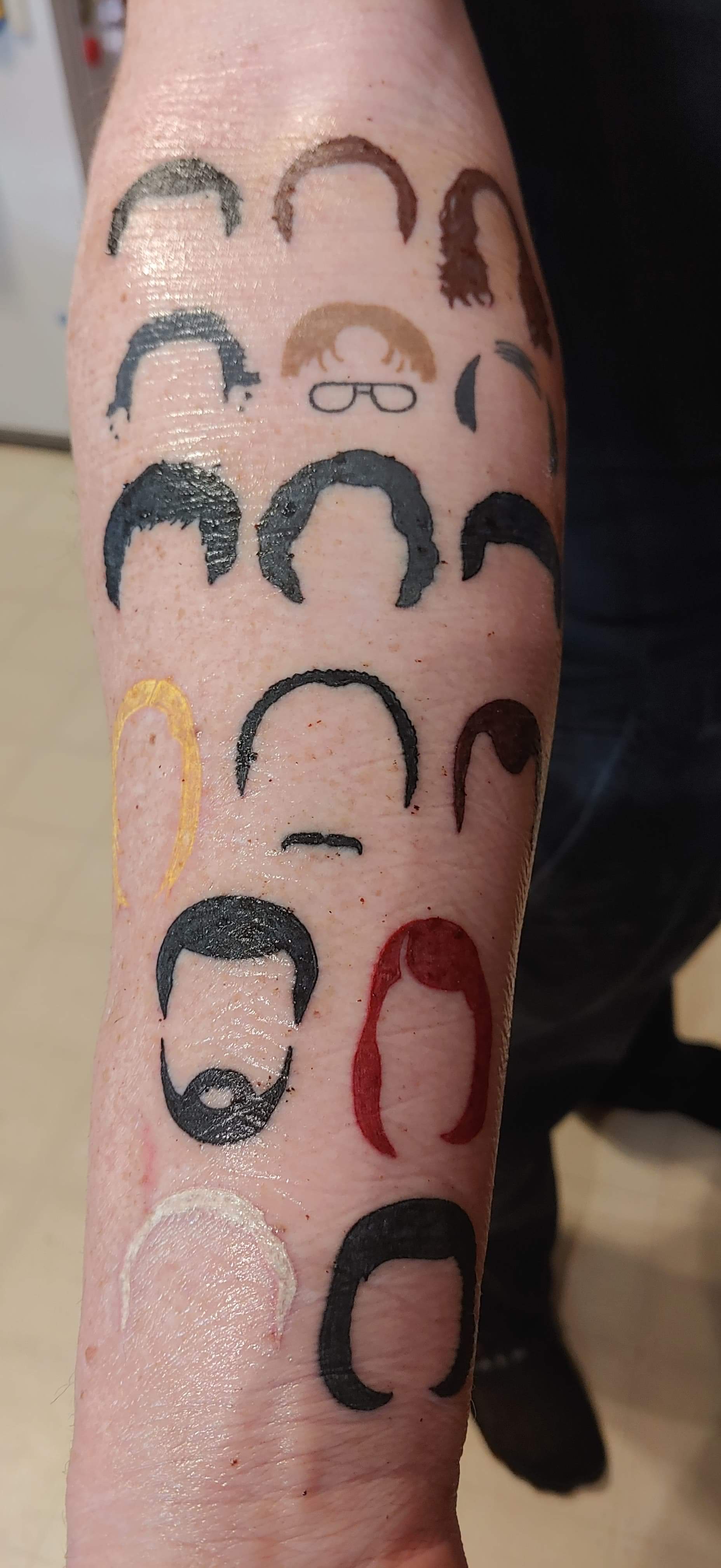 A cleaned up view of The Office tattoos. r/DunderMifflin