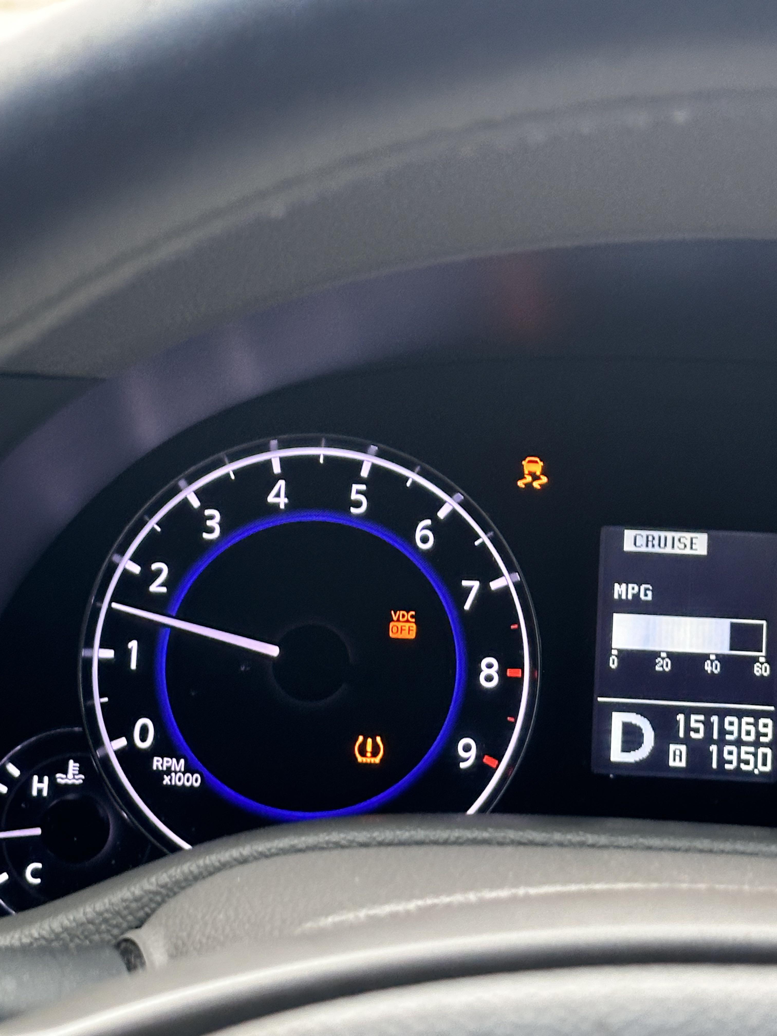 Parking brake comes on while accelerating r/G37