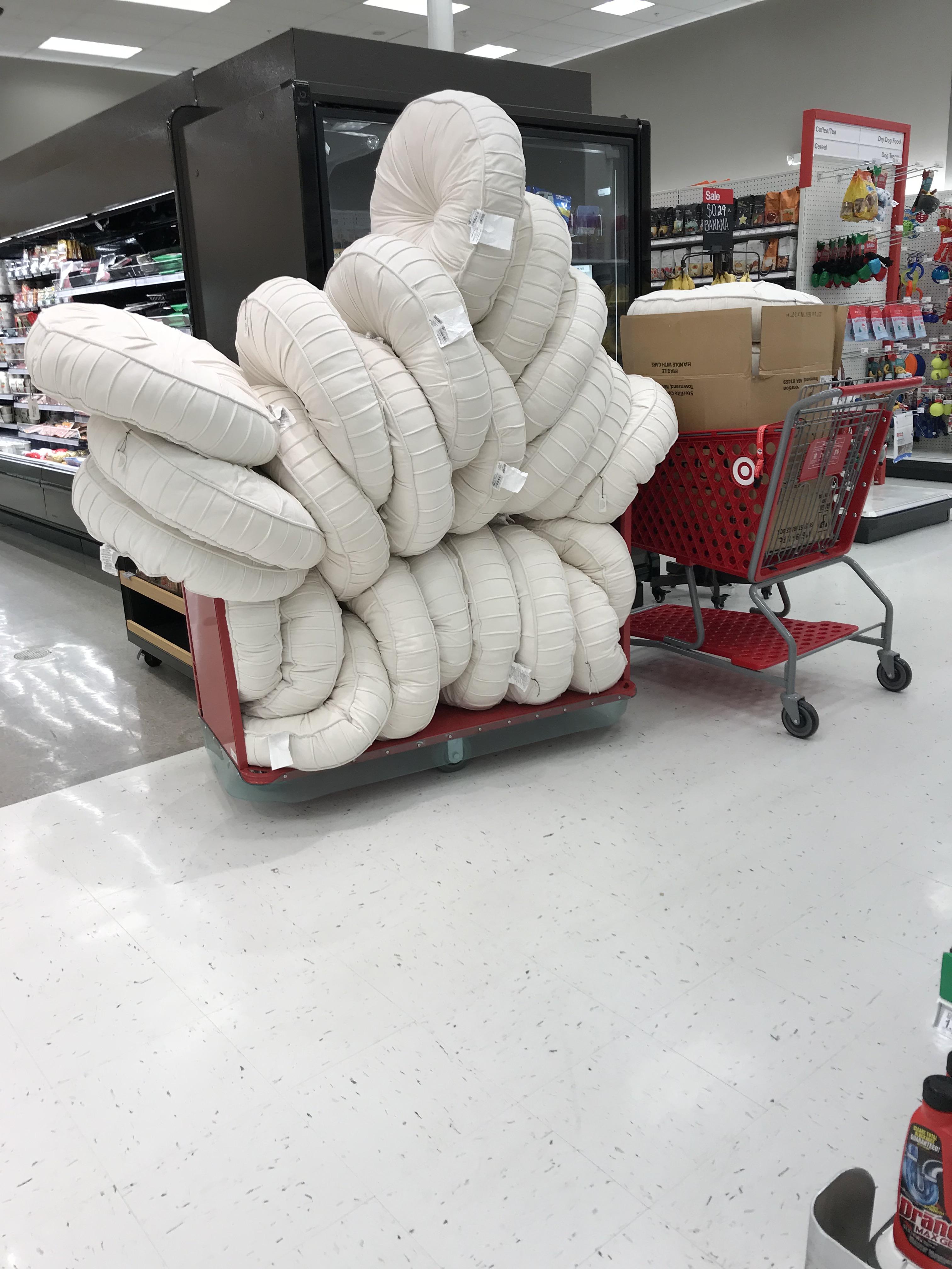 “Guest” meant to order 2 pillows. Accidentally ordered 30 online instead, returned all of them