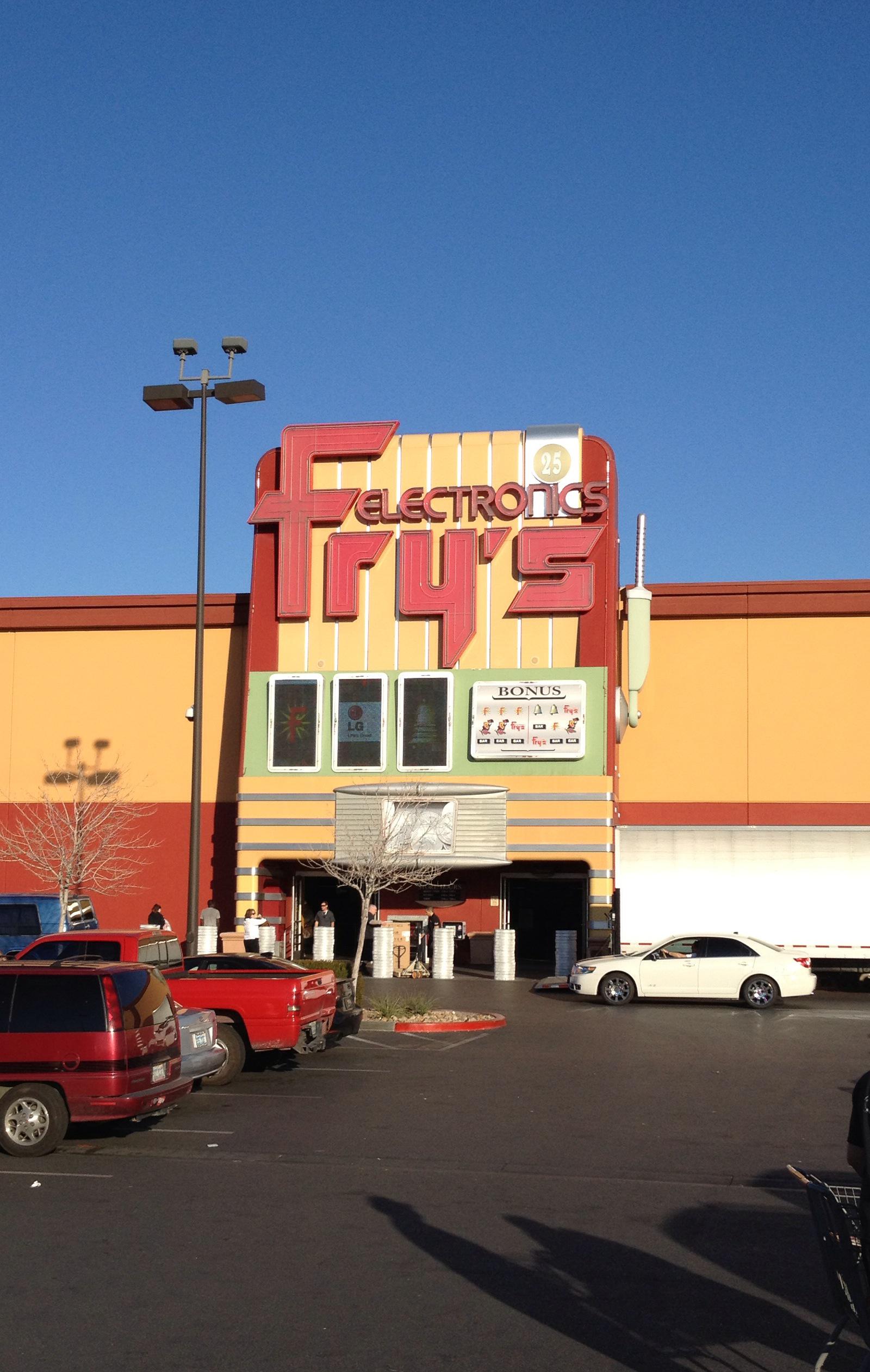 The Las Vegas Fry's was a giant slot machine! frys