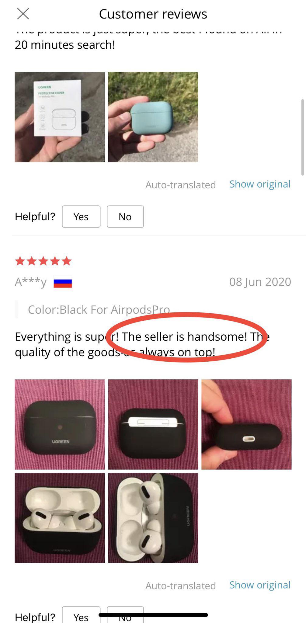 Aliexpress style translated review r/Aliexpress