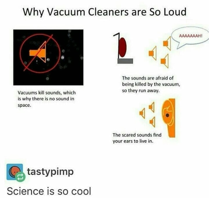 Why vacuum cleaners are so loud r/memes