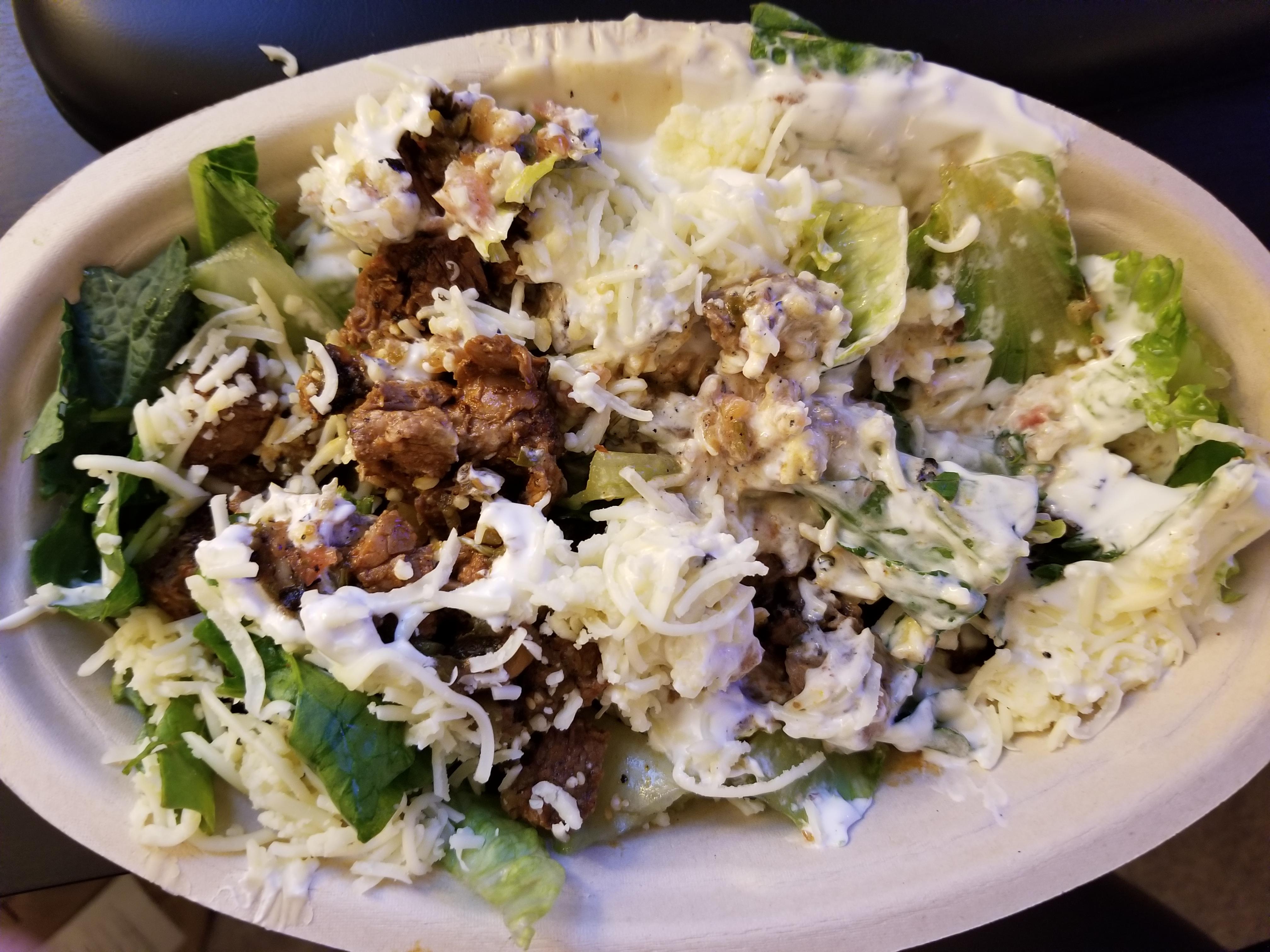 Chipotle Salad Bowl r/Keto_Food
