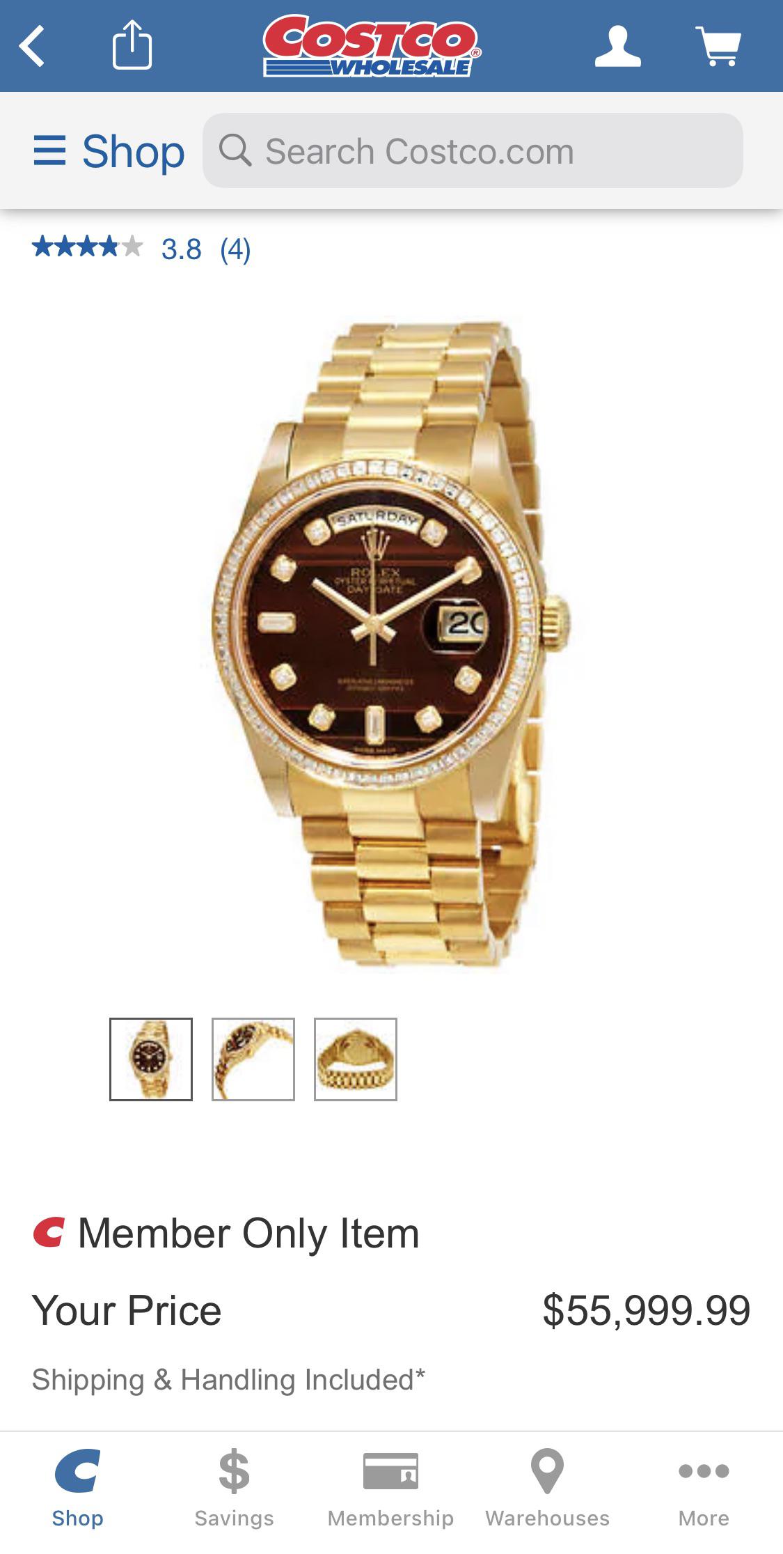 Even Costco is getting in on the gray market game... LOL! r/rolex