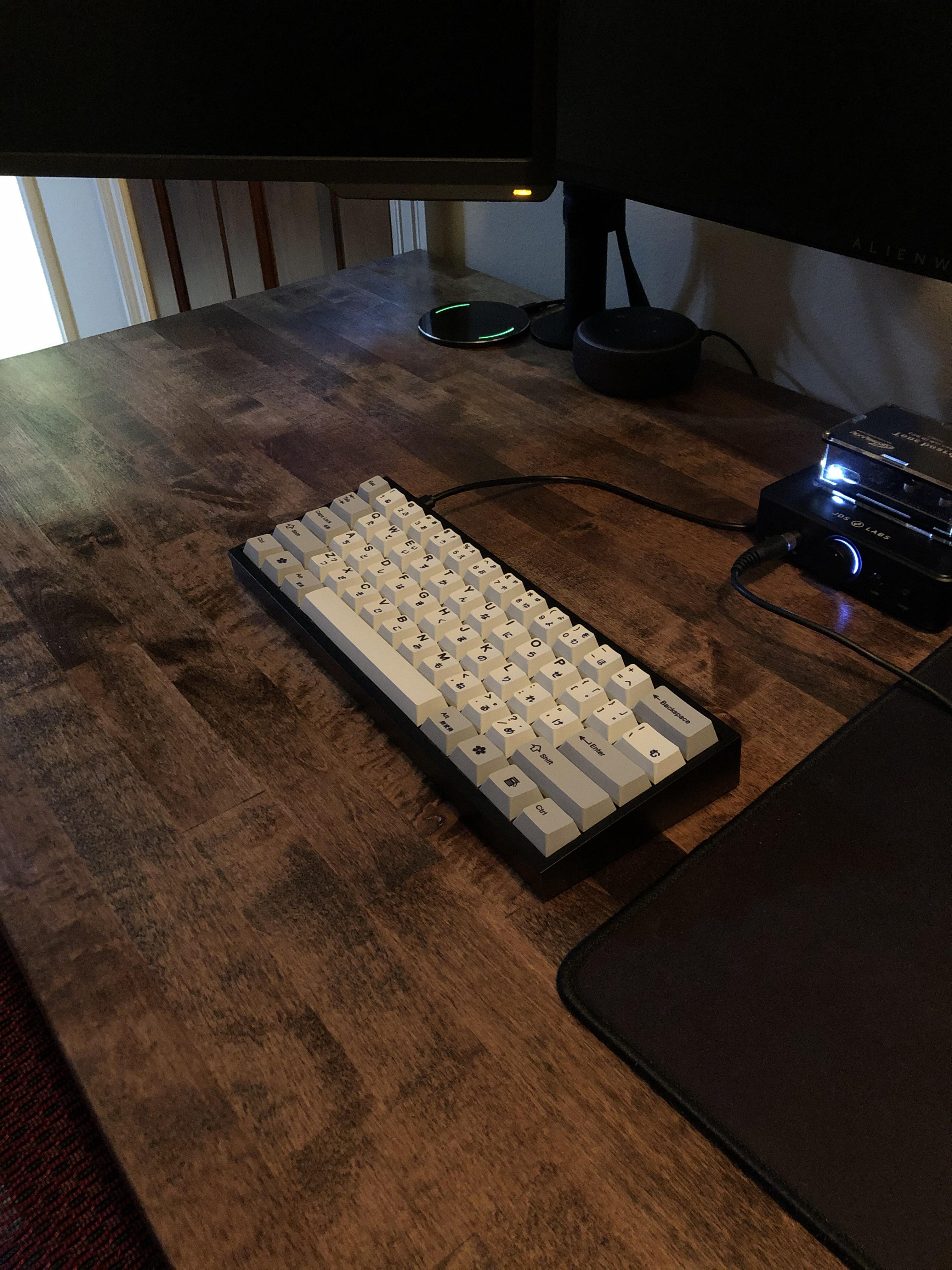 First keyboard. Colon key doesn’t work, who tf needs it anyway r