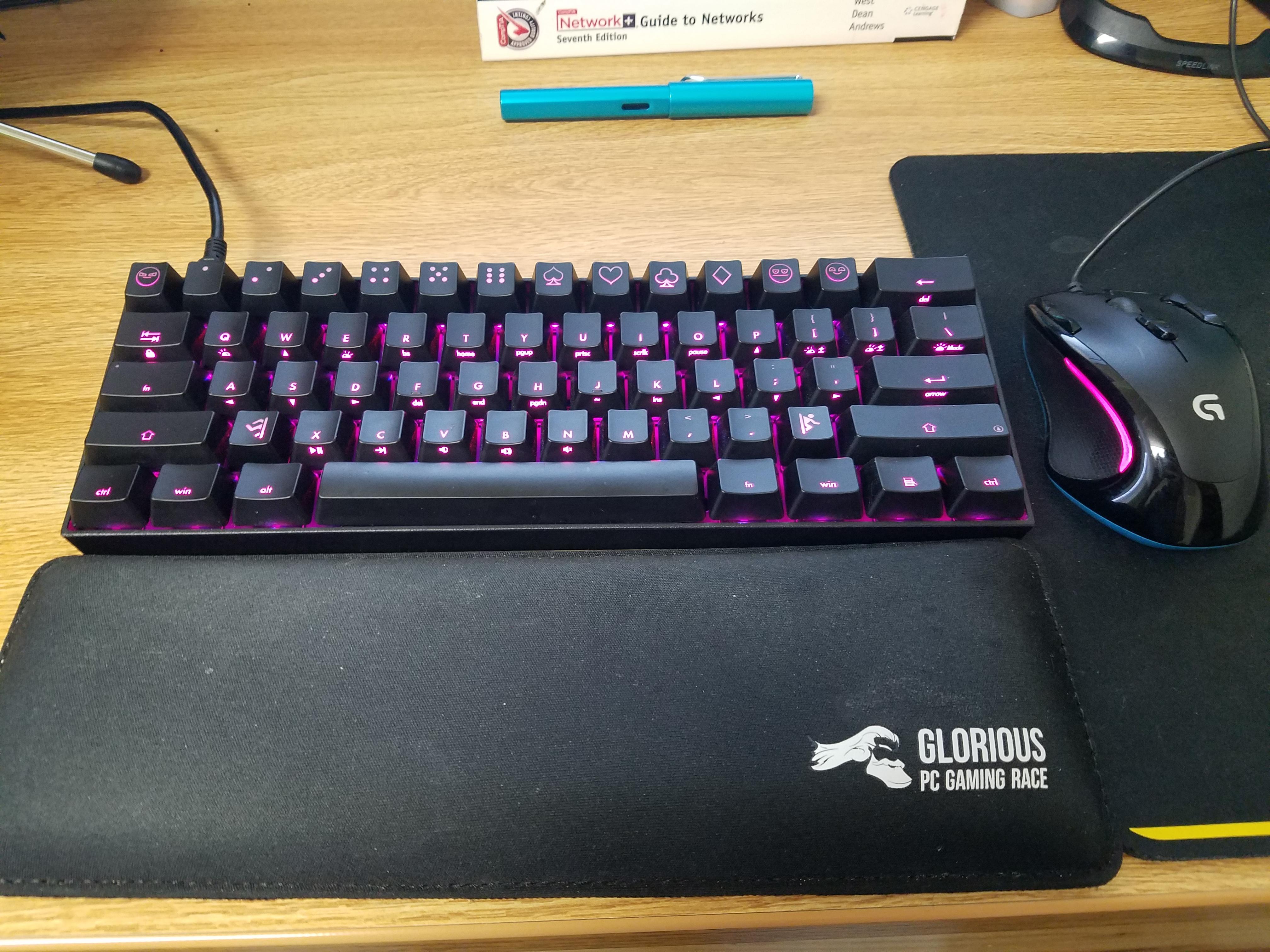 Even some cheap novelty keys can make a keyboard look more fun! r