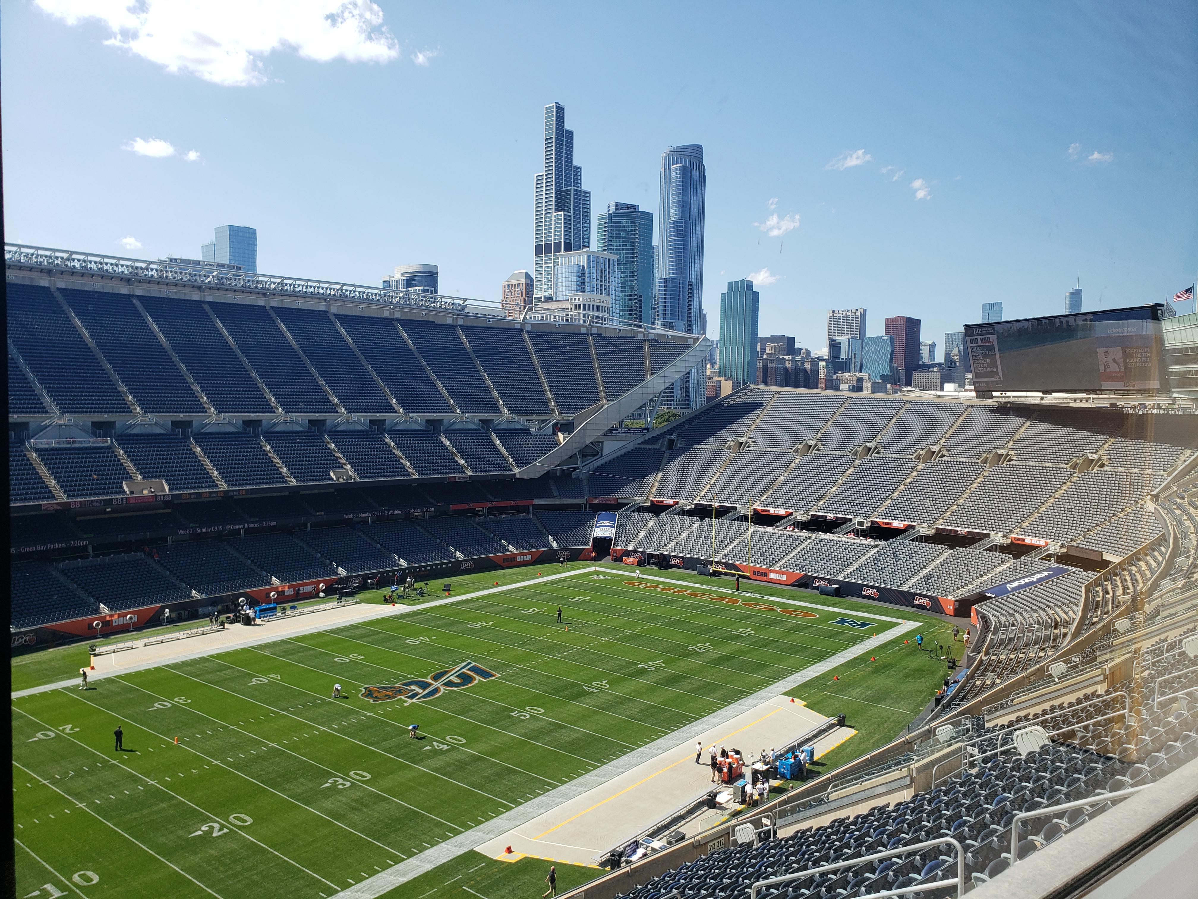 Press box r/CHIBears
