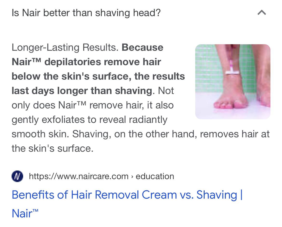 Anyone use Nair? I’ve been using a razor for several years but have one