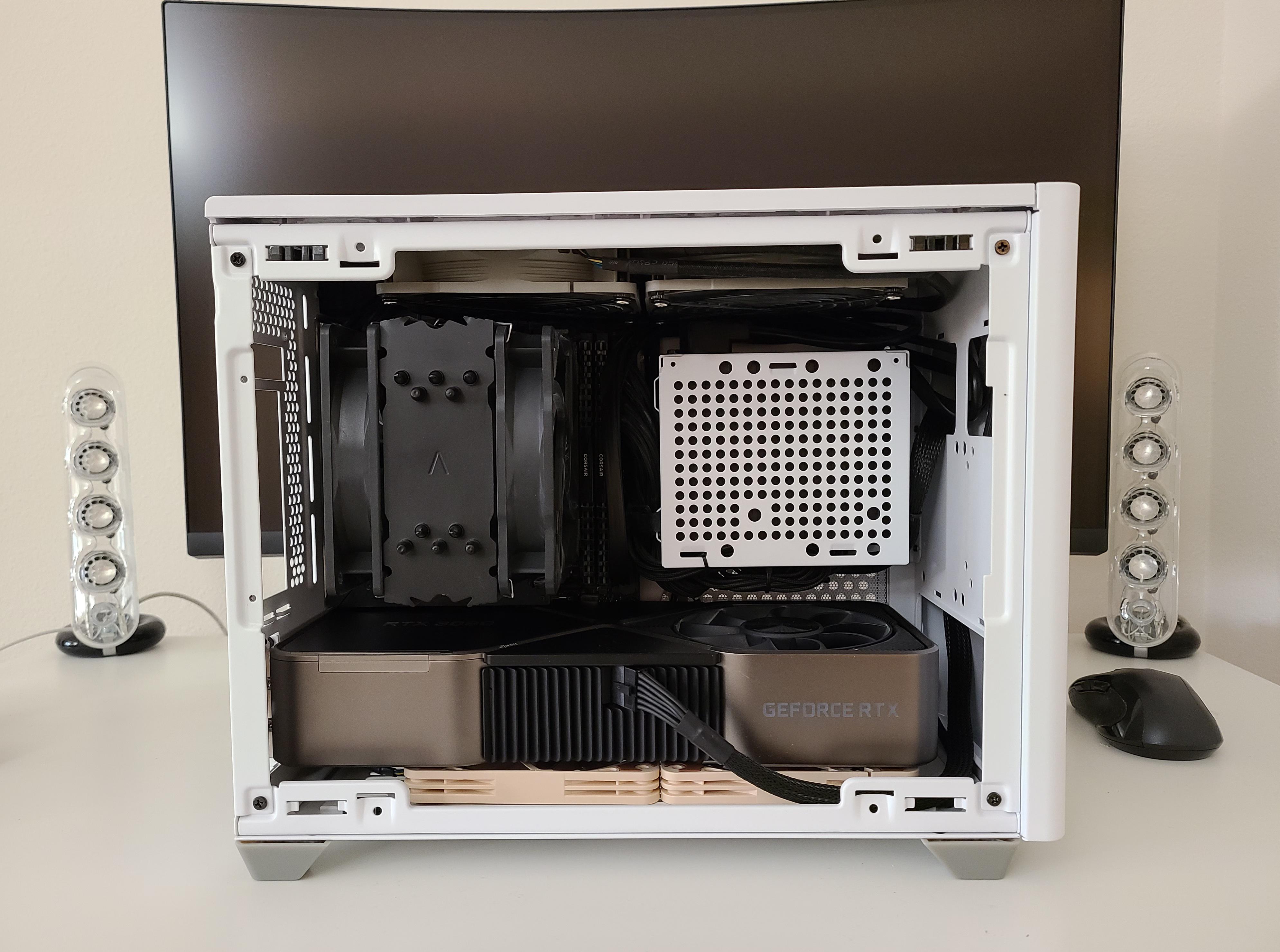 Best air cooler WITH a top fan and TG panel? NR200