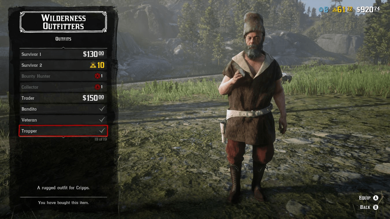 I dressed Cripps in this ridiculous outfit for moving camp EVERY FIVE