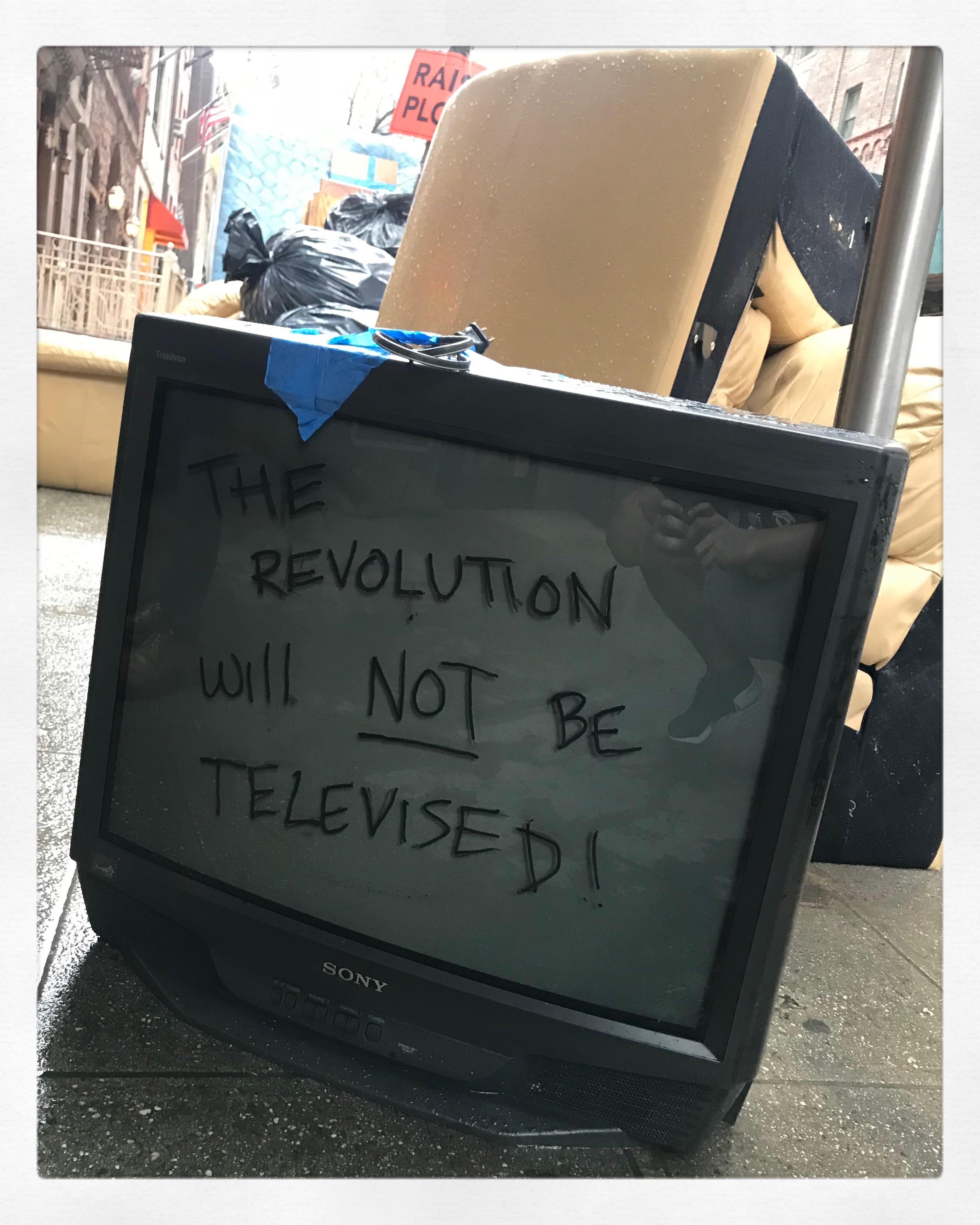 Had to throw out an old Sony Television today. Felt this was the