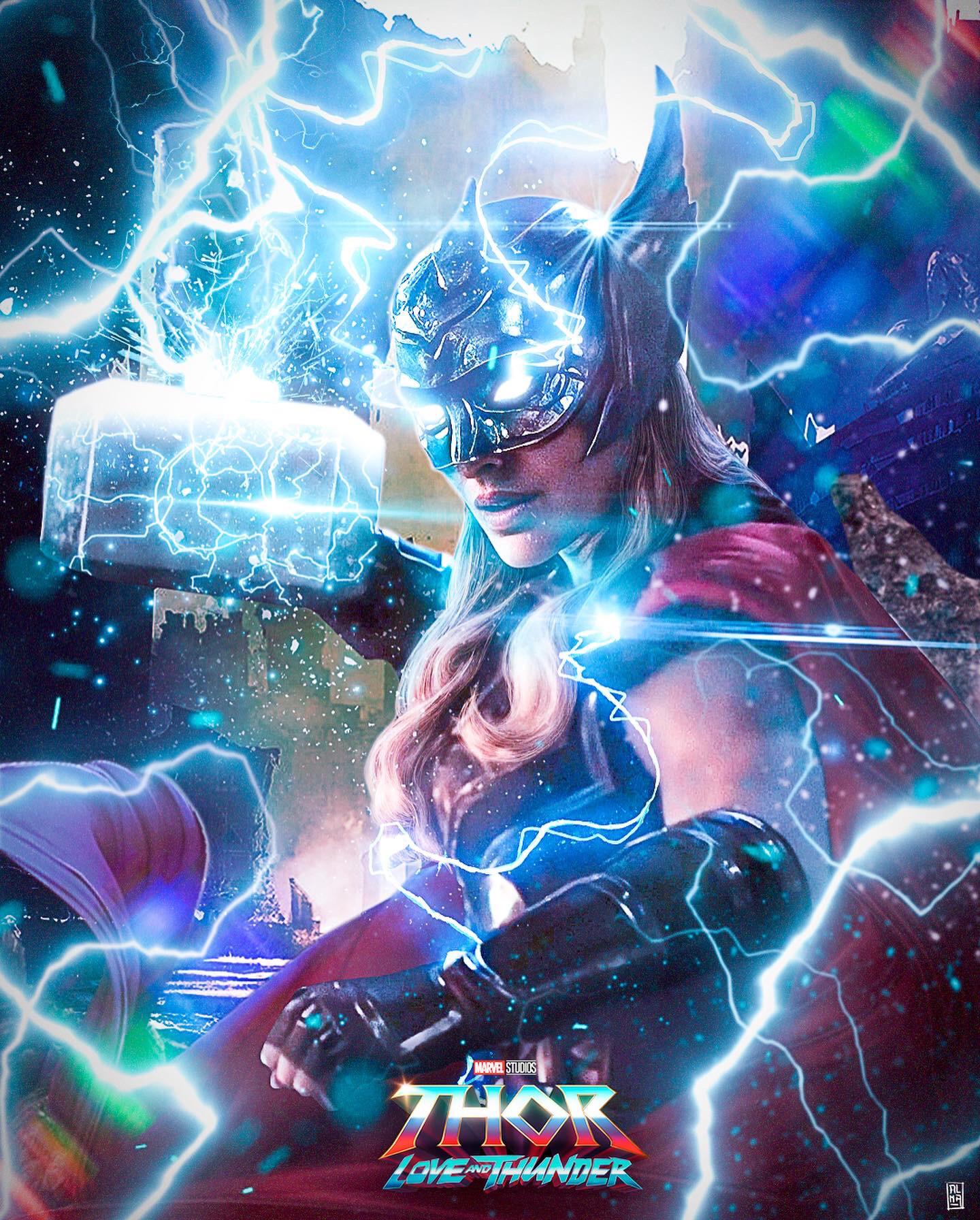 [GTS] ⚡️The Mighty Thor Jane Foster⚡️I did this fanart poster after watch the trailer today hope