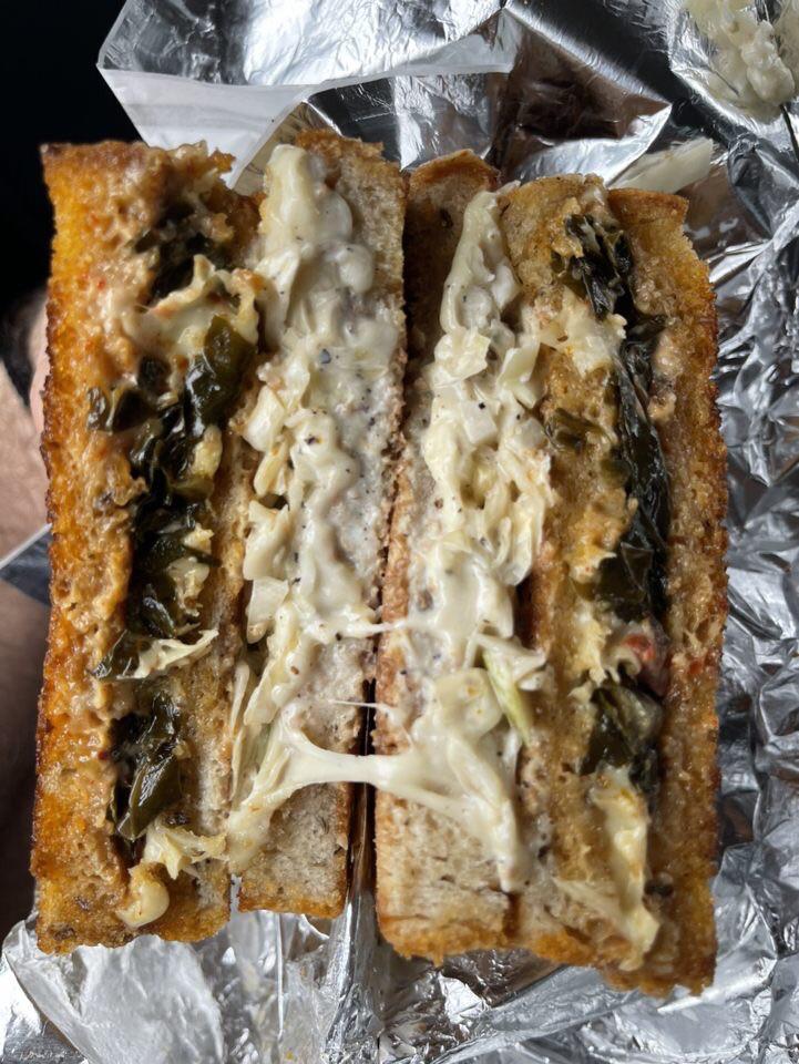 Collard Green Melt from Turkey and the Wolf in New Orleans r/melts