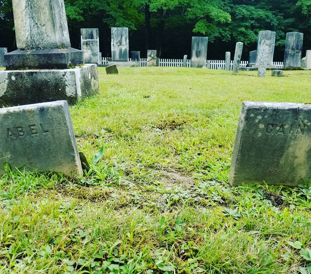 "Cain and Abel" Unknown Cemetery in Harvard Massachusetts r/CemeteryPorn