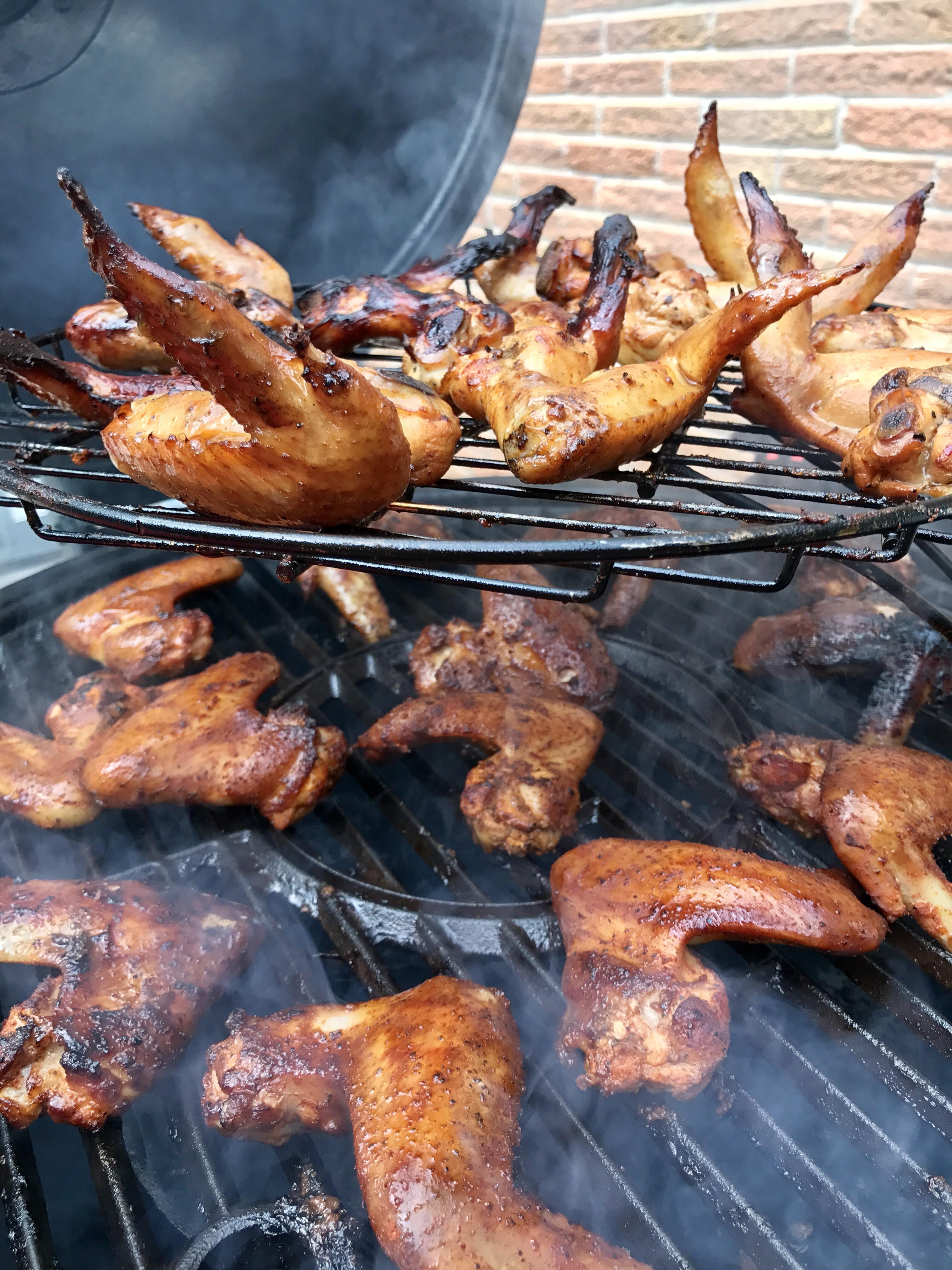 [Homemade] Thai chili smoked chicken wings. r/food