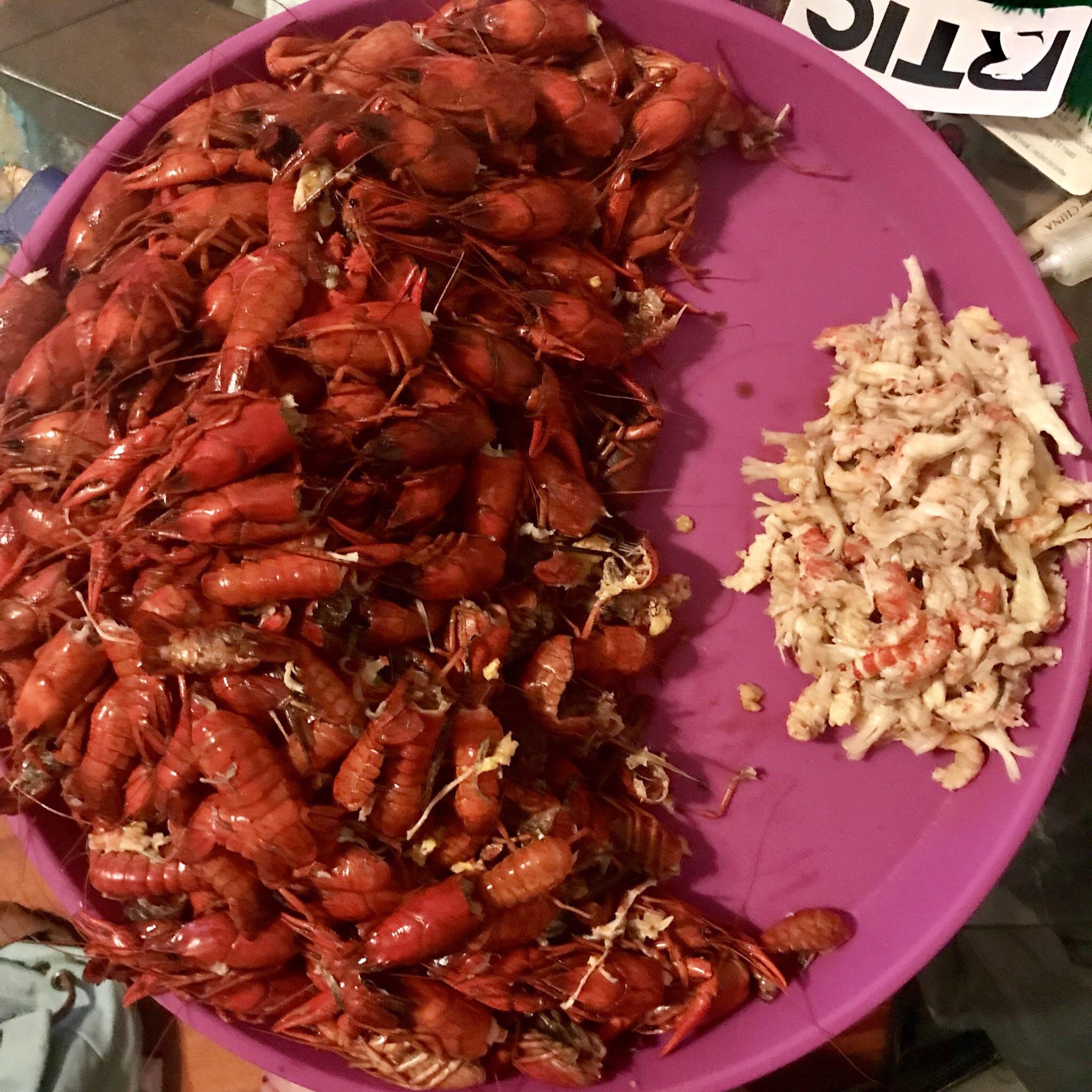Crawfish shell to tail meat ratio. r/NewOrleans