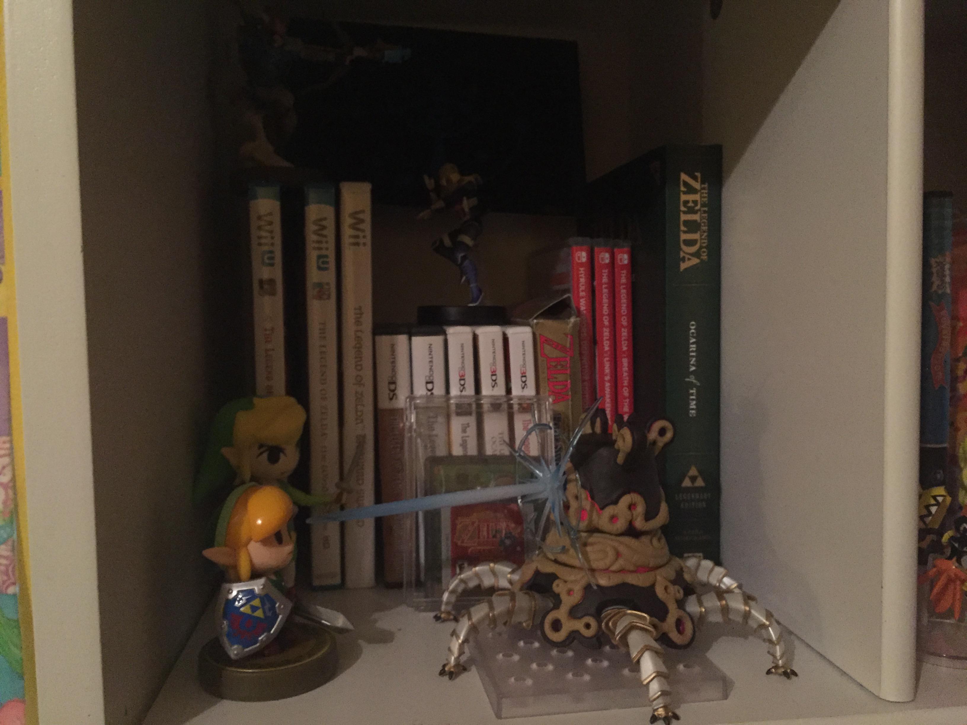 [OTHER] I decided to update my Zelda shelf after Christmas r/zelda